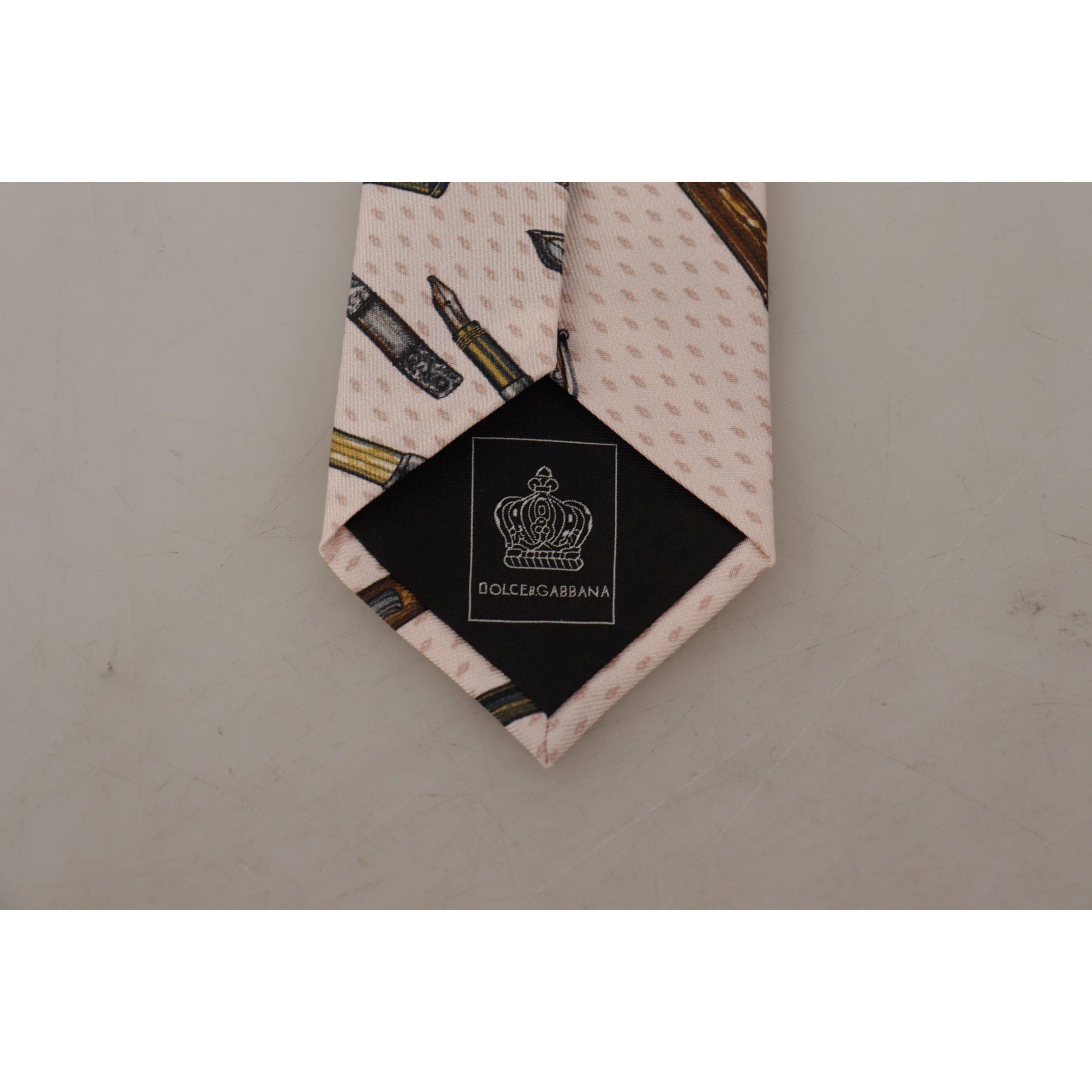 Dolce & Gabbana Navy Silk Bow Tie for Suave Evenings