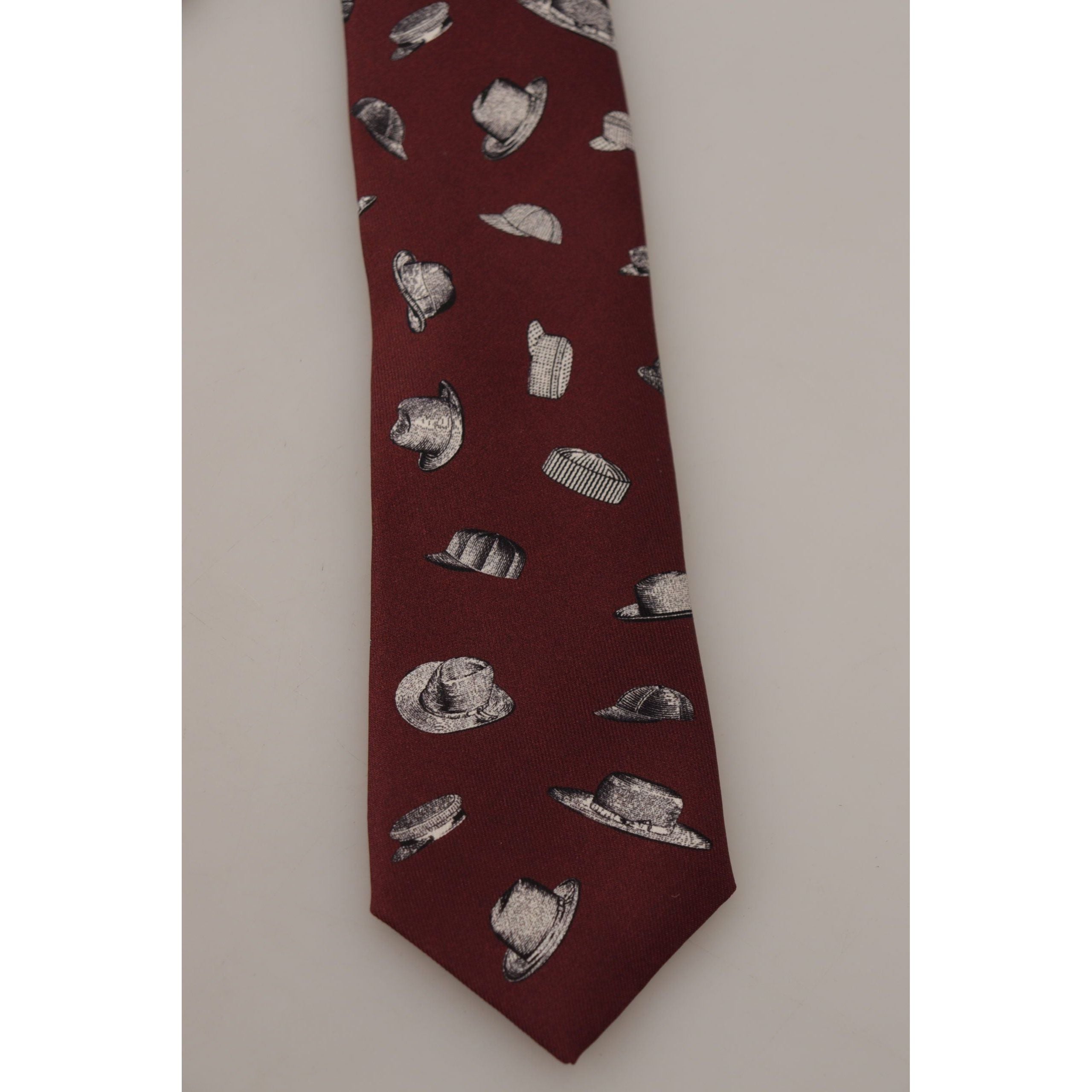 Dolce & Gabbana Maroon Silk Tie for Discerning Taste