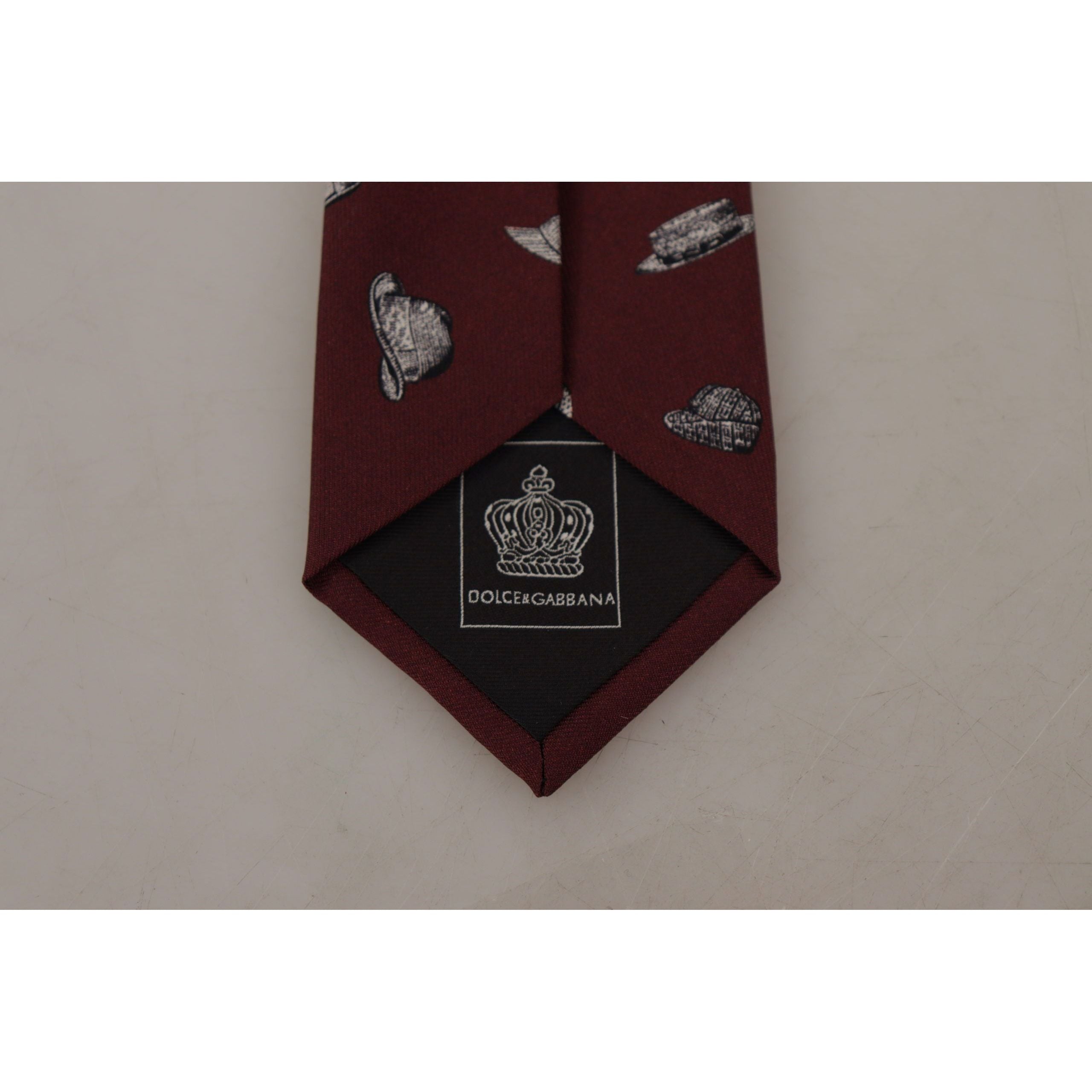 Dolce & Gabbana Maroon Silk Tie for Discerning Taste