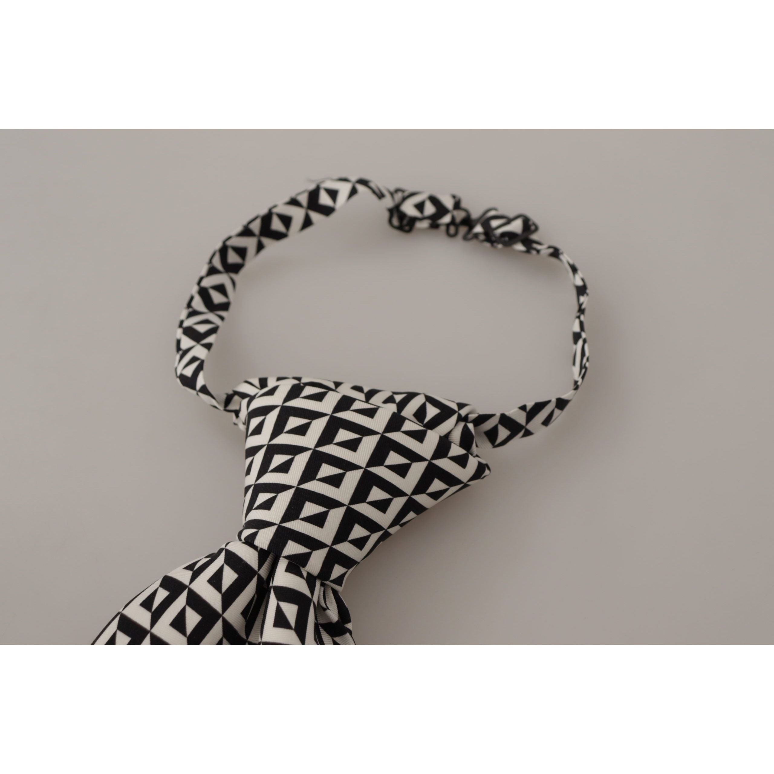 Dolce & Gabbana Black Silk Tie for the Dapper Gentleman