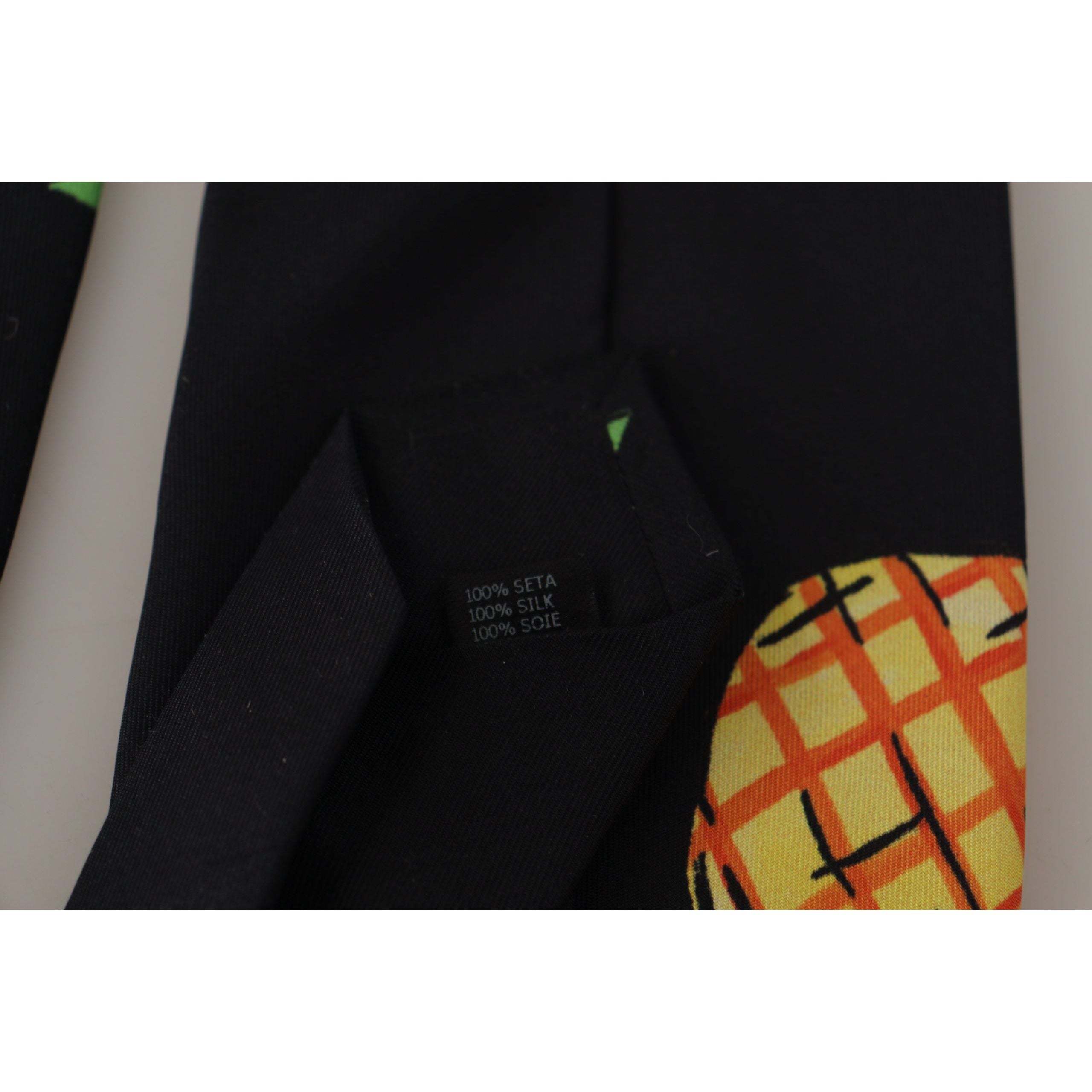Dolce & Gabbana Black Silk Tie for Sophisticated Style