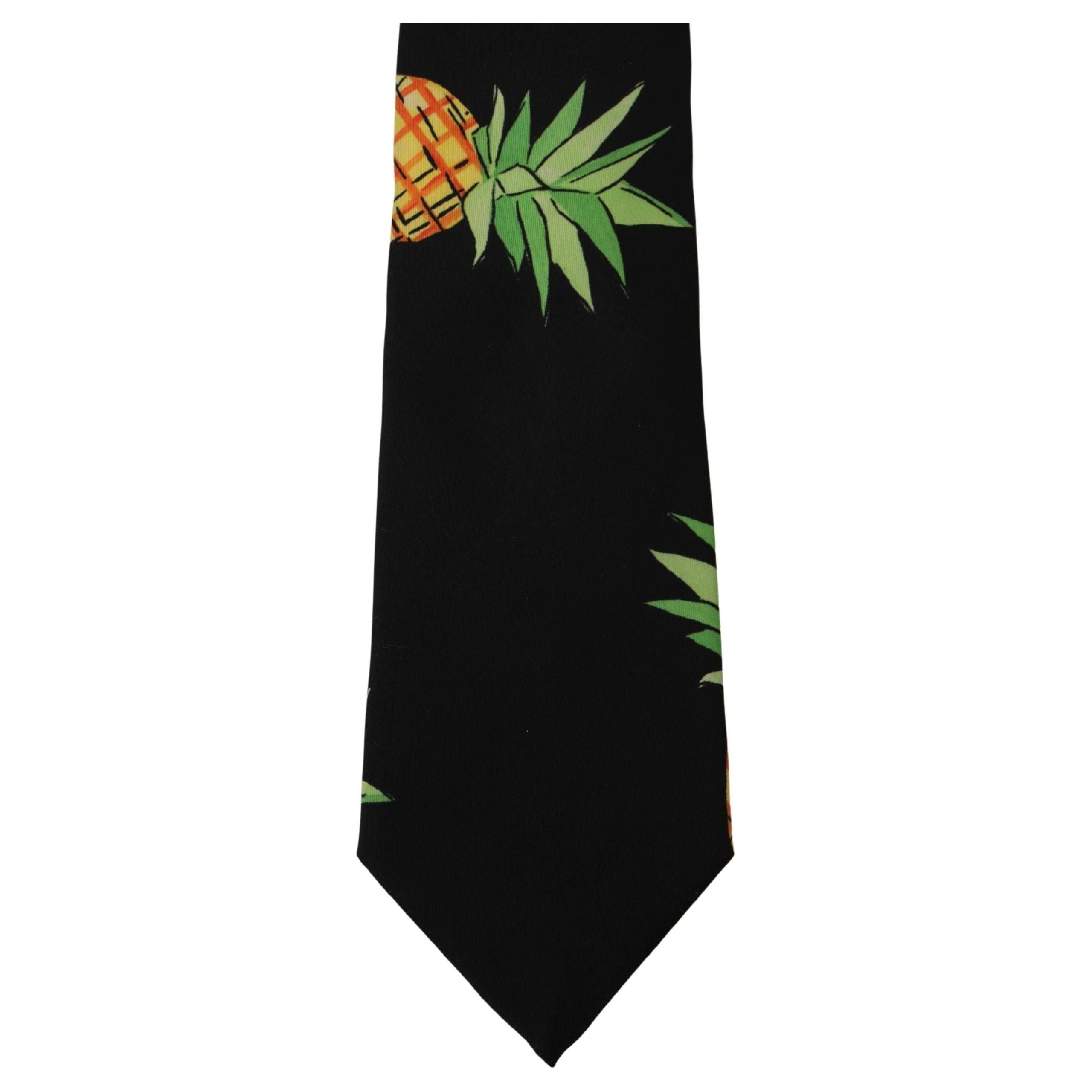 Dolce & Gabbana Black Silk Tie for Sophisticated Style