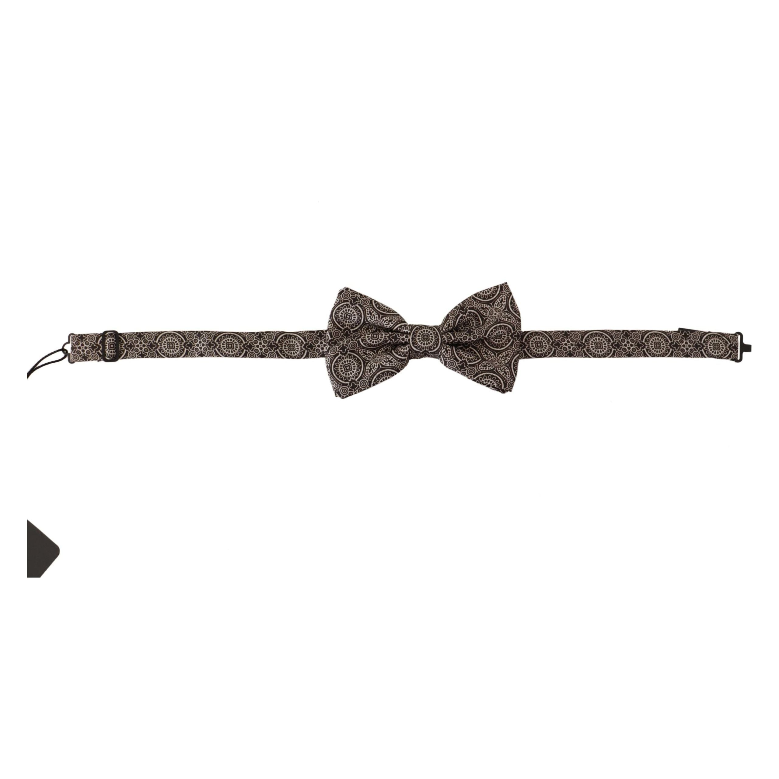 Dolce & Gabbana Black Silk Bow Tie