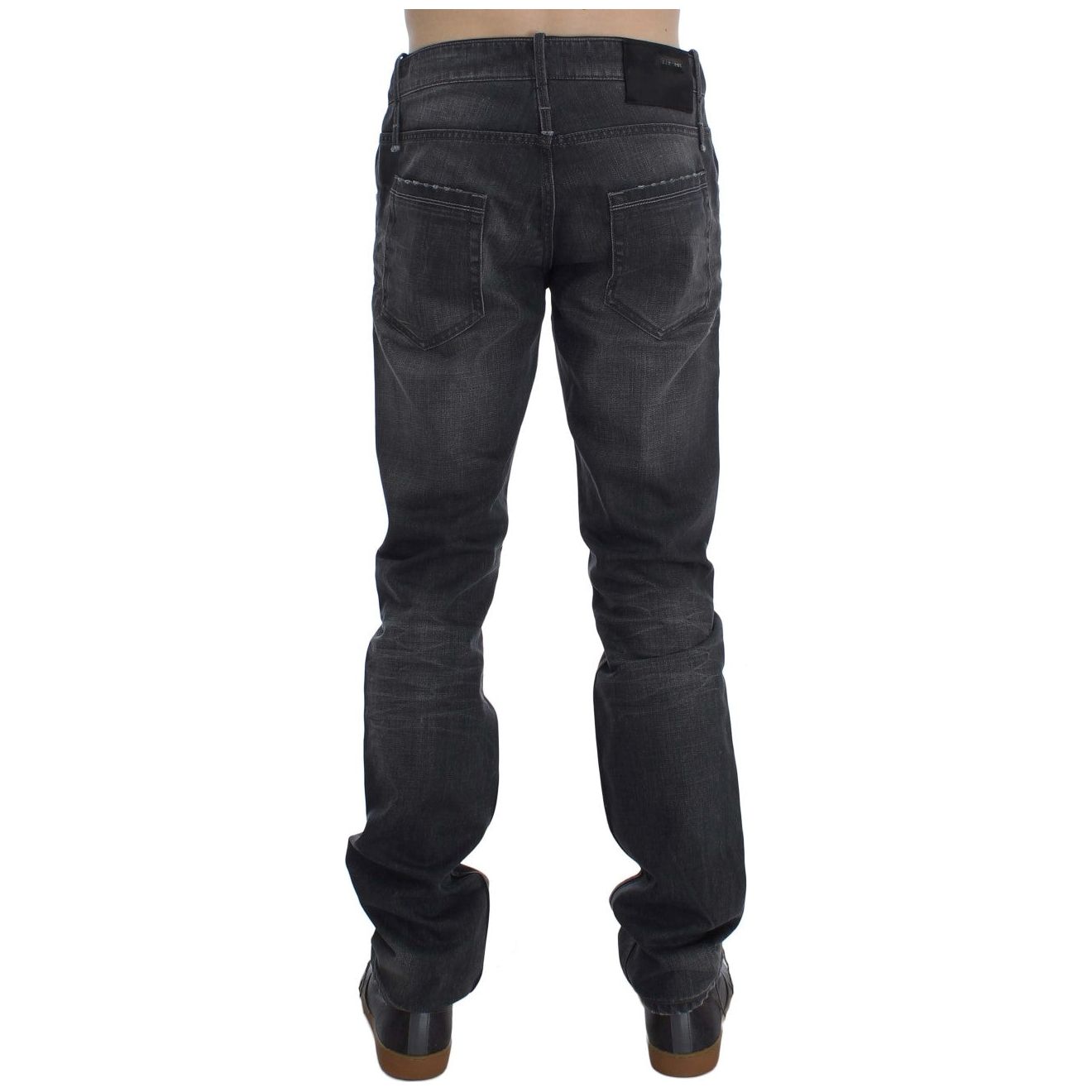 Acht Gray Cotton Blend Jeans Essentials