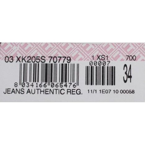 Acht Blue Cotton Elegant Straight Fit Jeans for Effortless Style