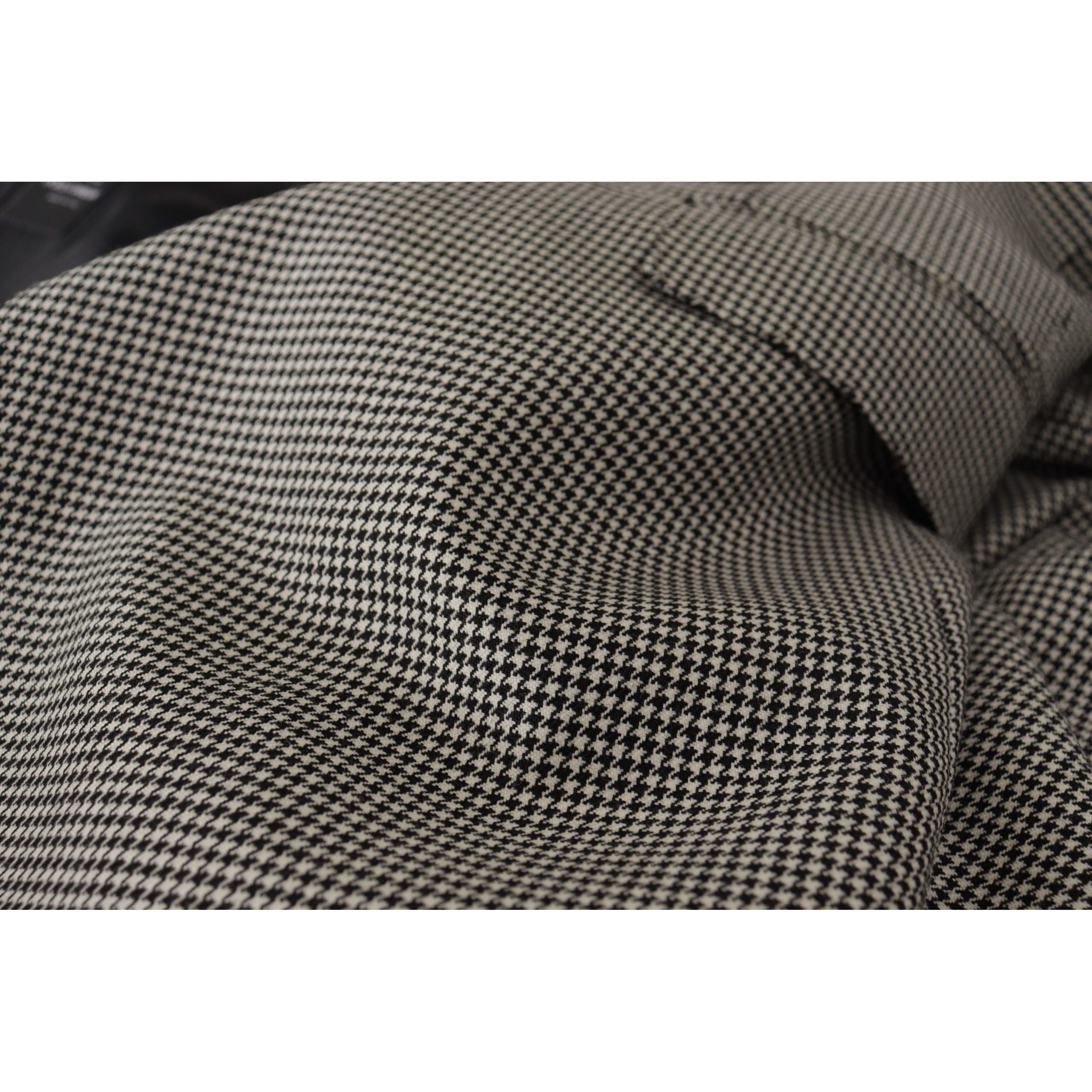 Dolce & Gabbana Gray Wool Checkered Blazer