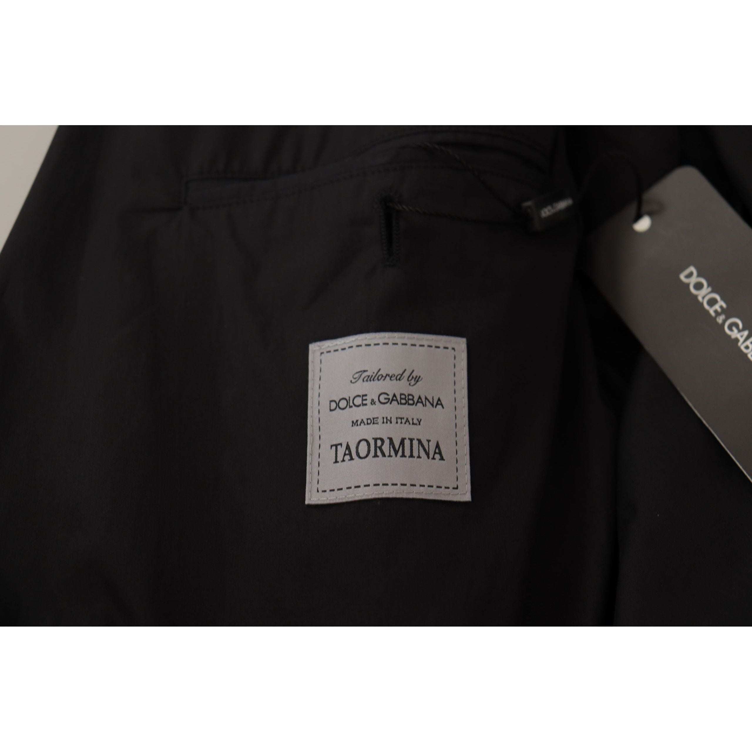 Dolce & Gabbana Black Cotton Blazer
