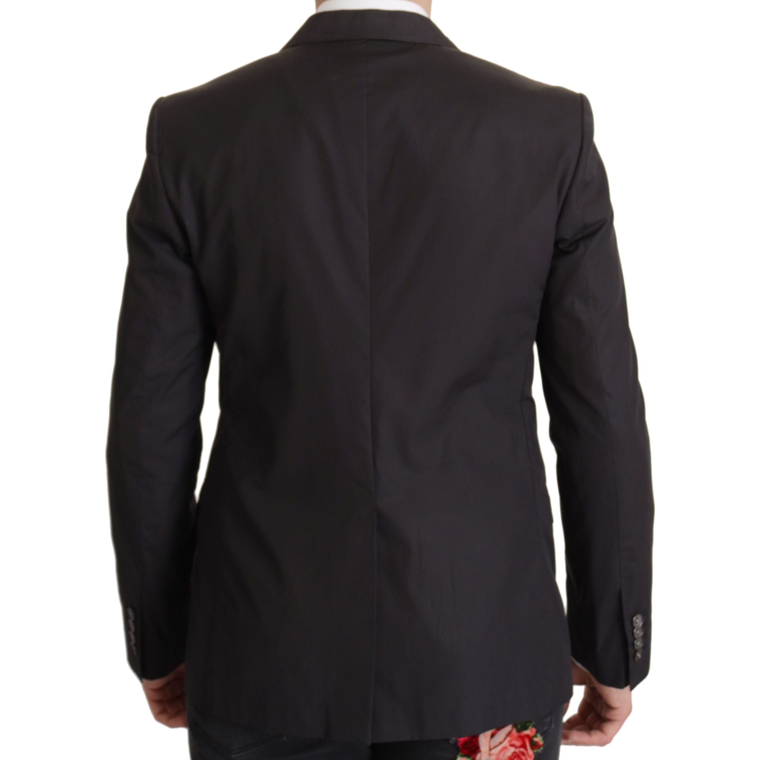 Dolce & Gabbana Black Cotton Blazer