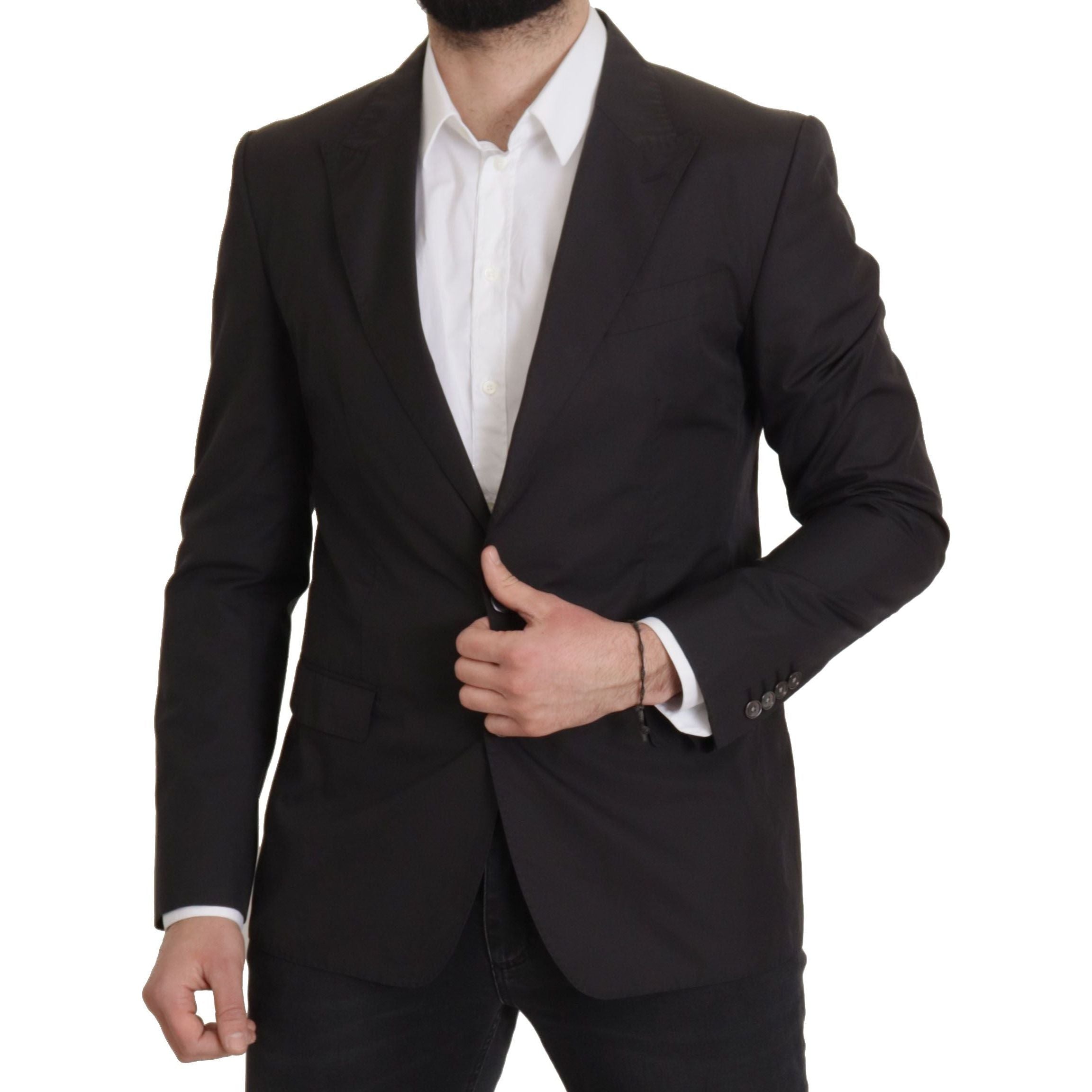 Dolce & Gabbana Black Cotton Blazer