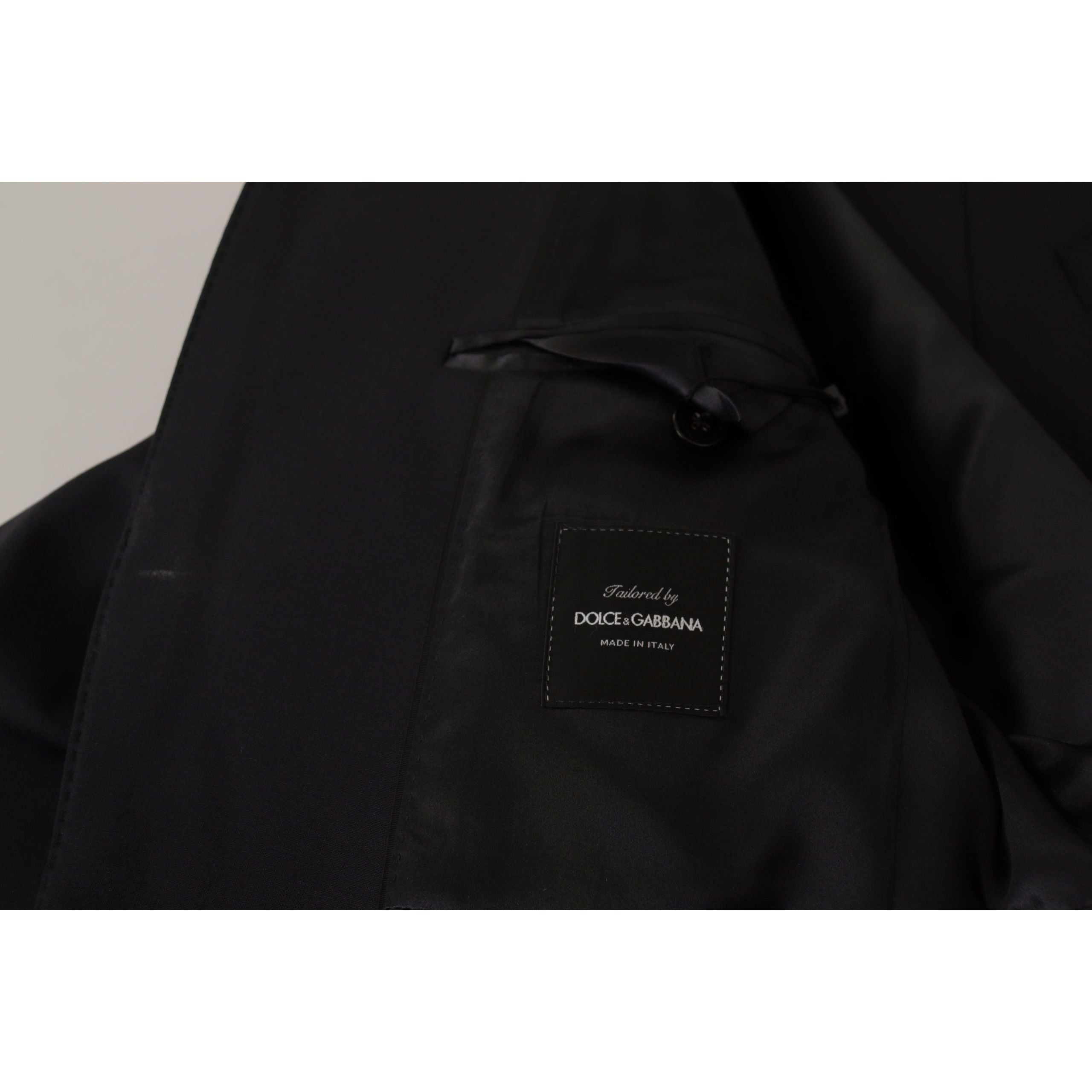 Dolce & Gabbana Navy Wool Blazer