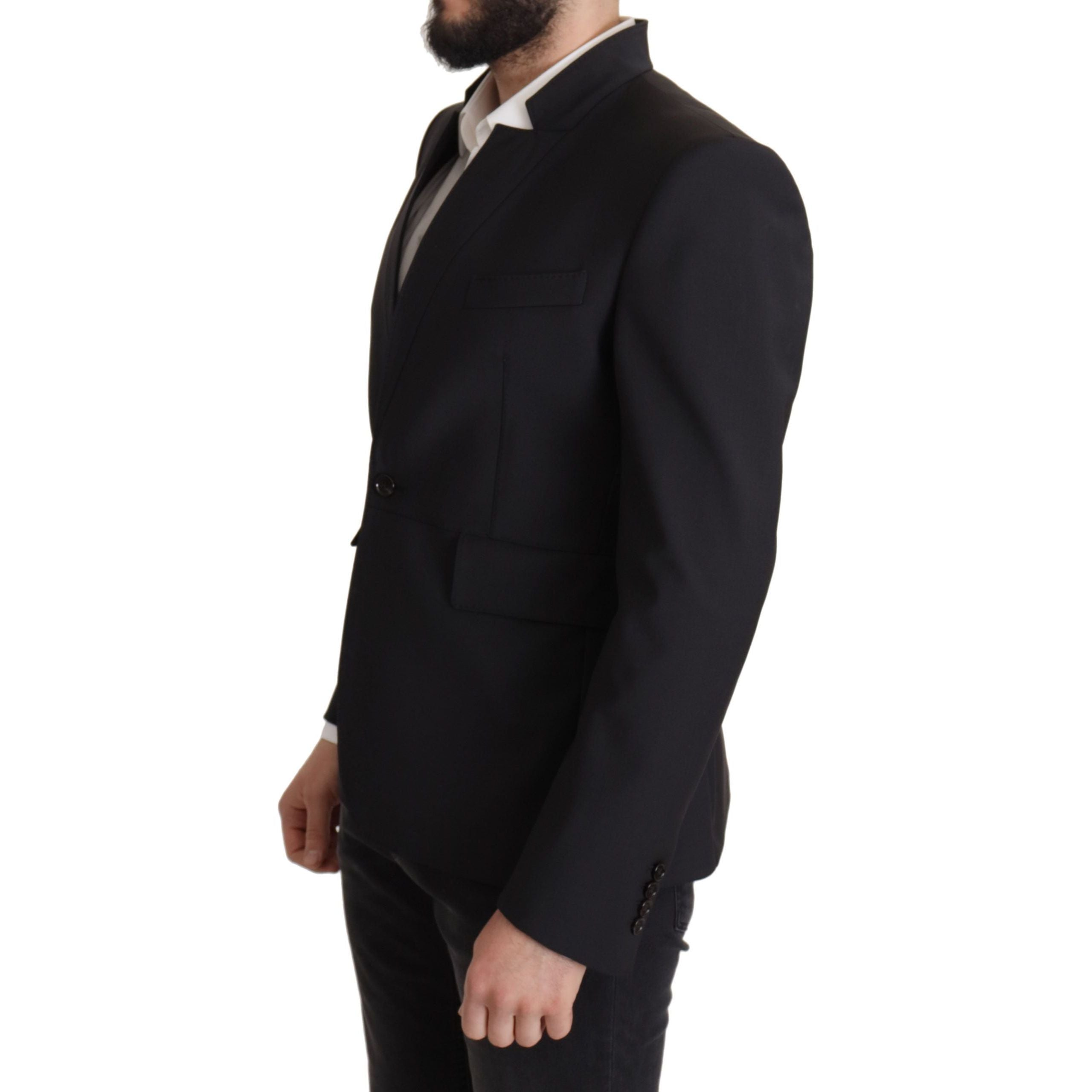 Dolce & Gabbana Navy Wool Blazer
