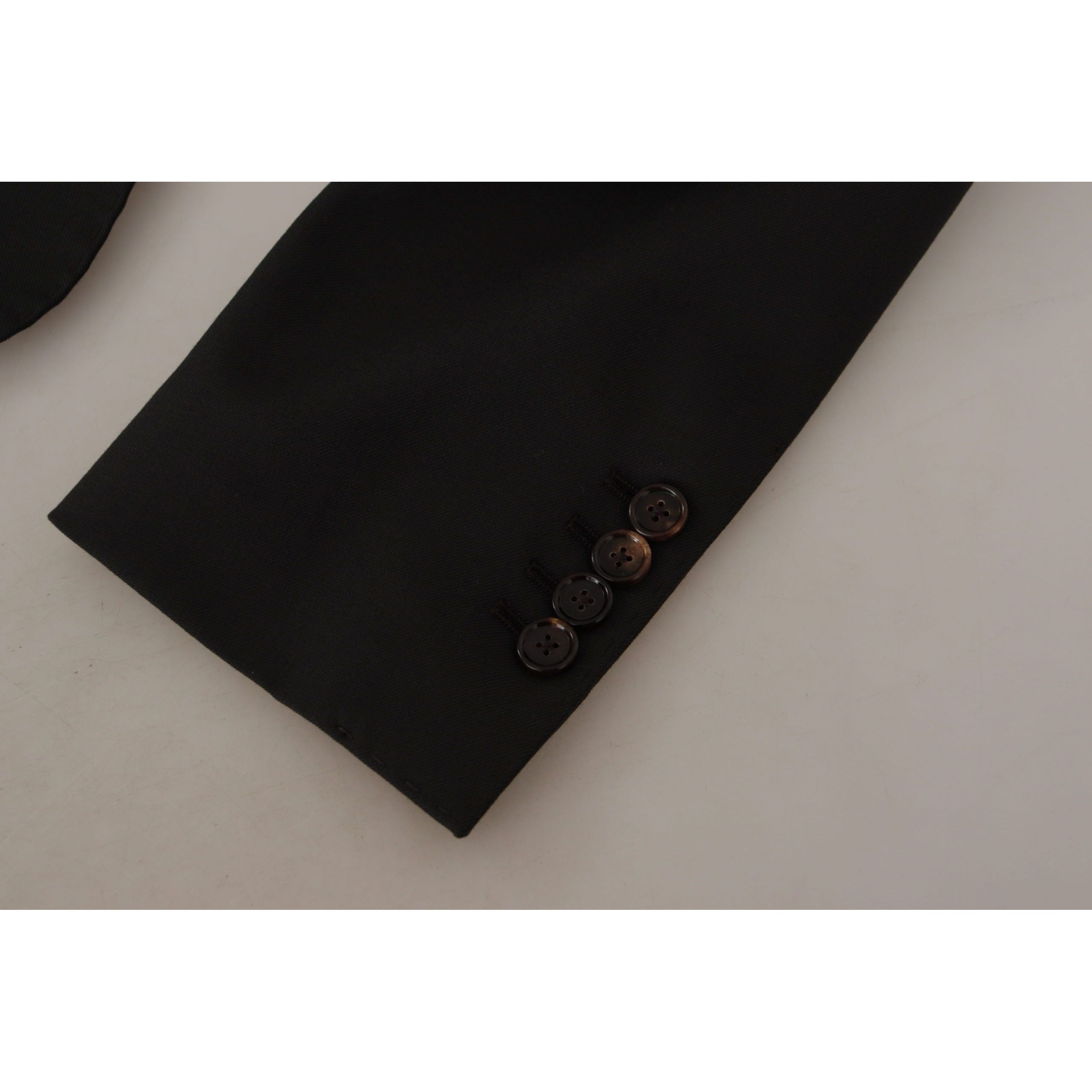 Dolce & Gabbana Black Wool Blazer Jacket