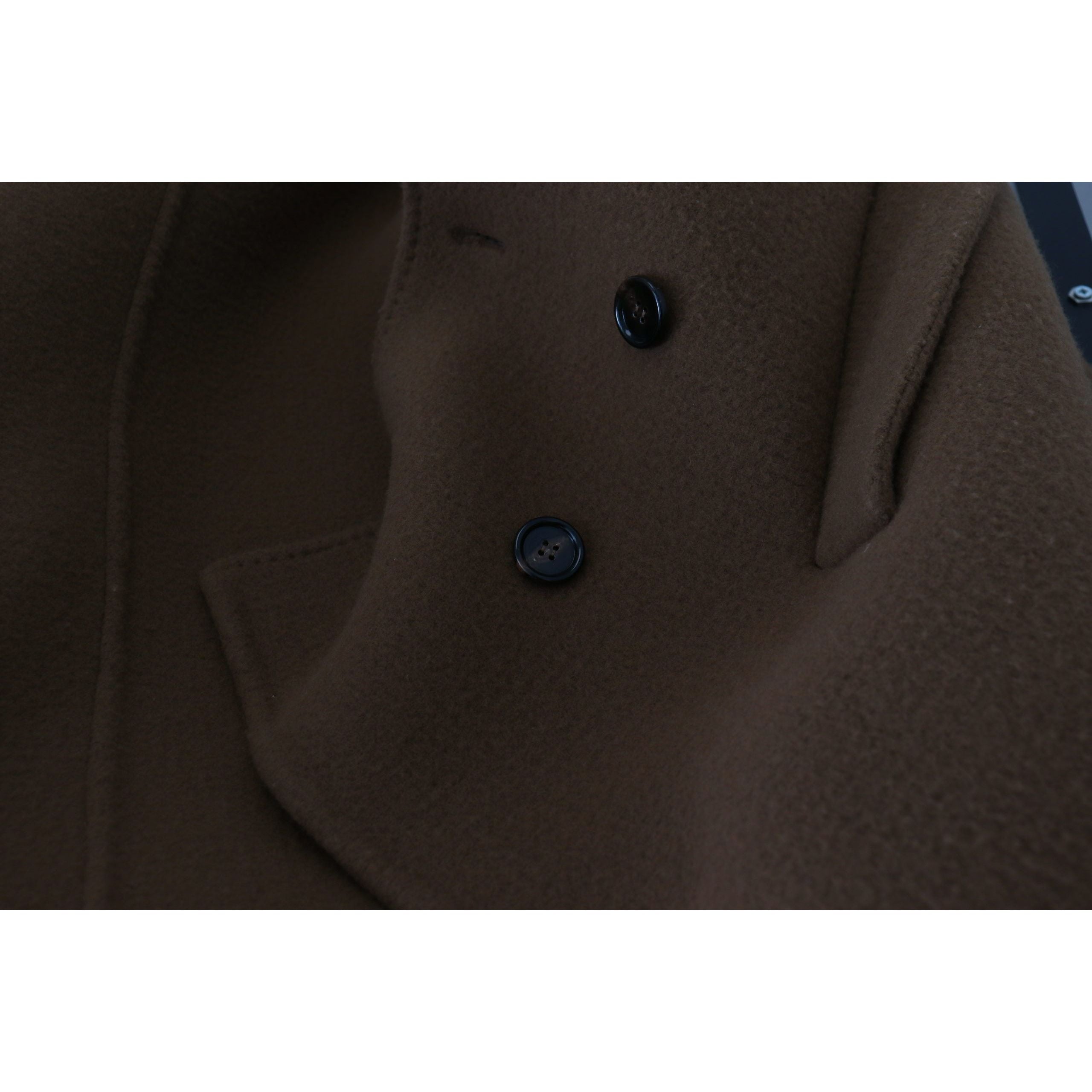 Dolce & Gabbana Brown Virgin Wool Double Breasted Jacket