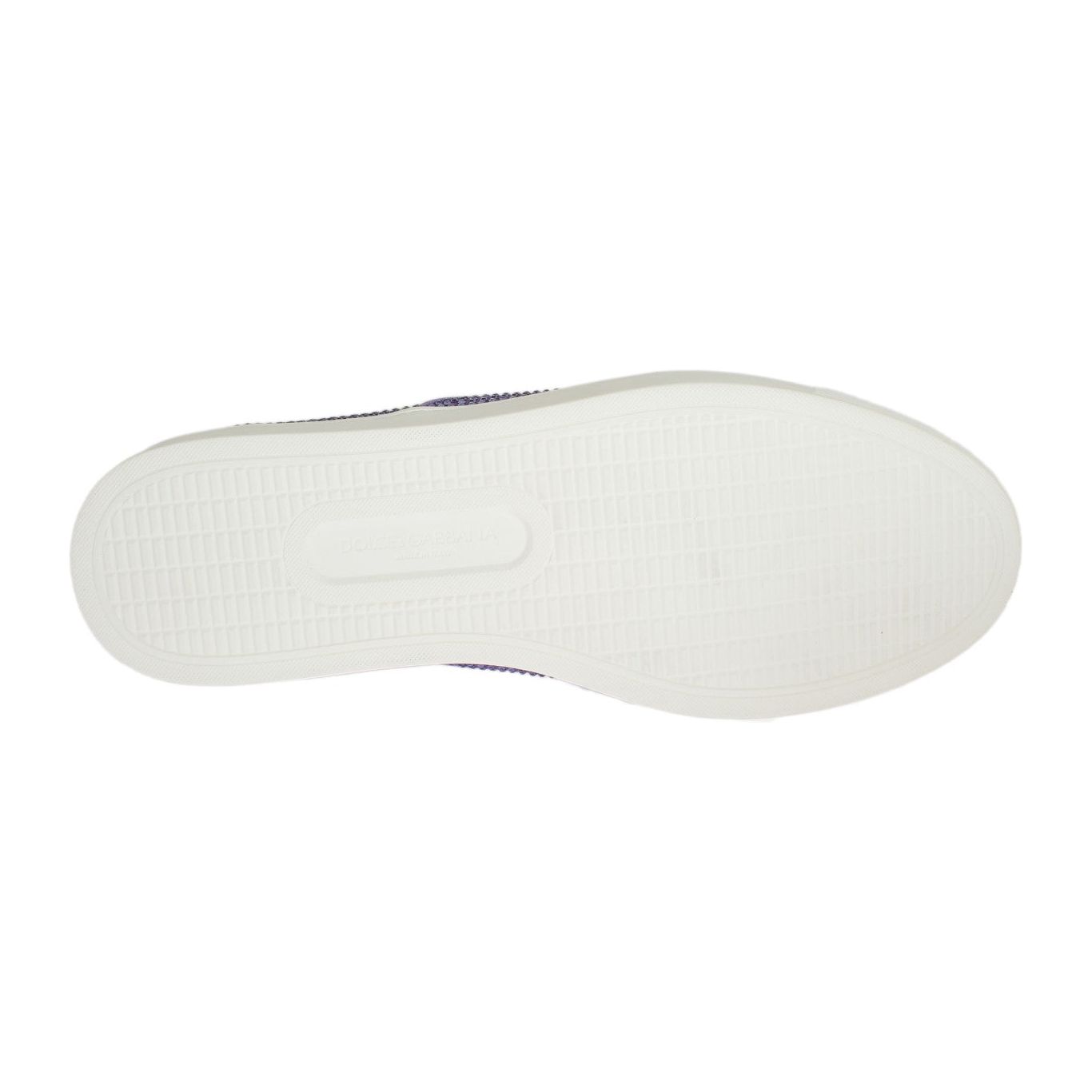 Dolce & Gabbana Purple Canvas Fashion Sneakers