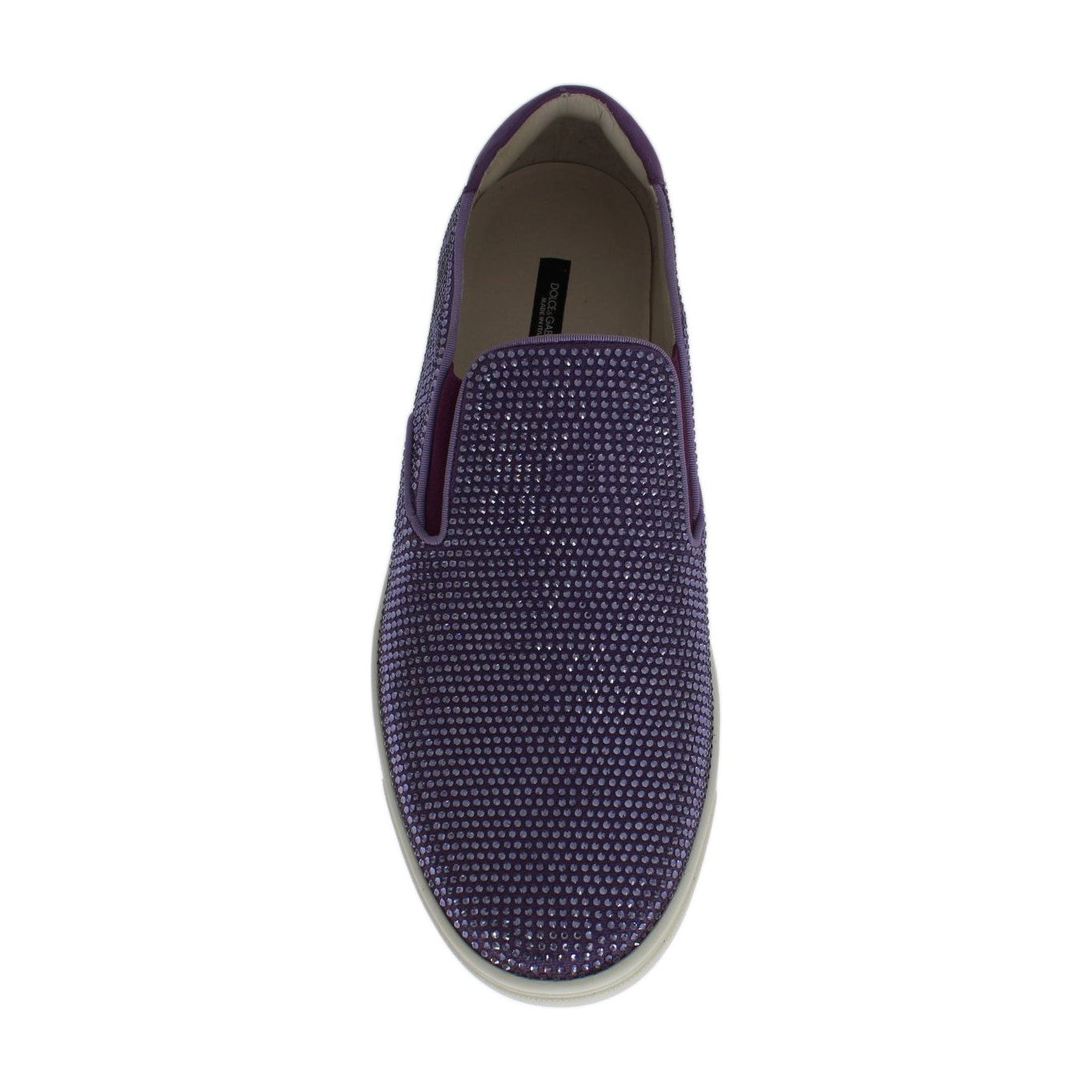Dolce & Gabbana Purple Canvas Fashion Sneakers