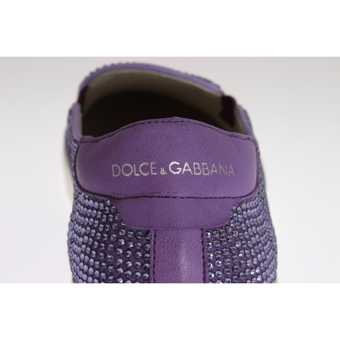 Dolce & Gabbana Purple Canvas Fashion Sneakers