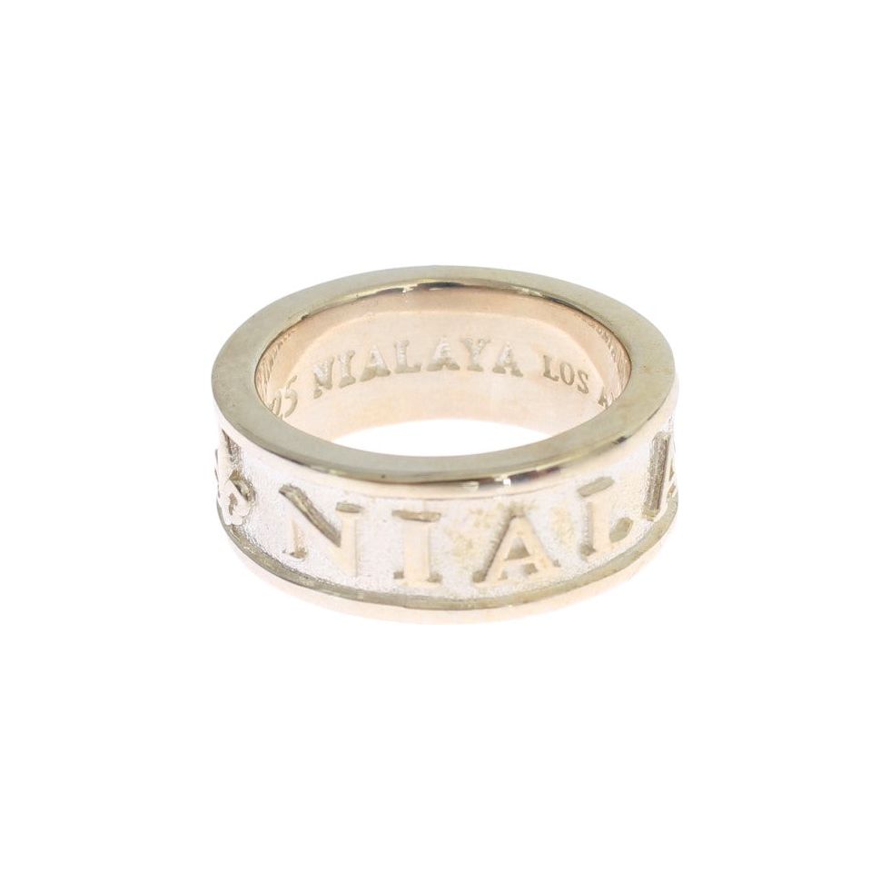 Nialaya Silver Splendor Sterling Ring - Timeless Elegance