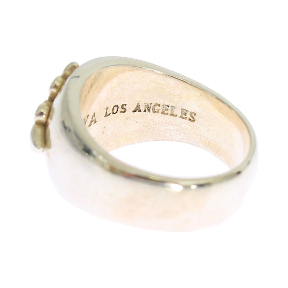 Nialaya Silver Statement Ring for Timeless Elegance