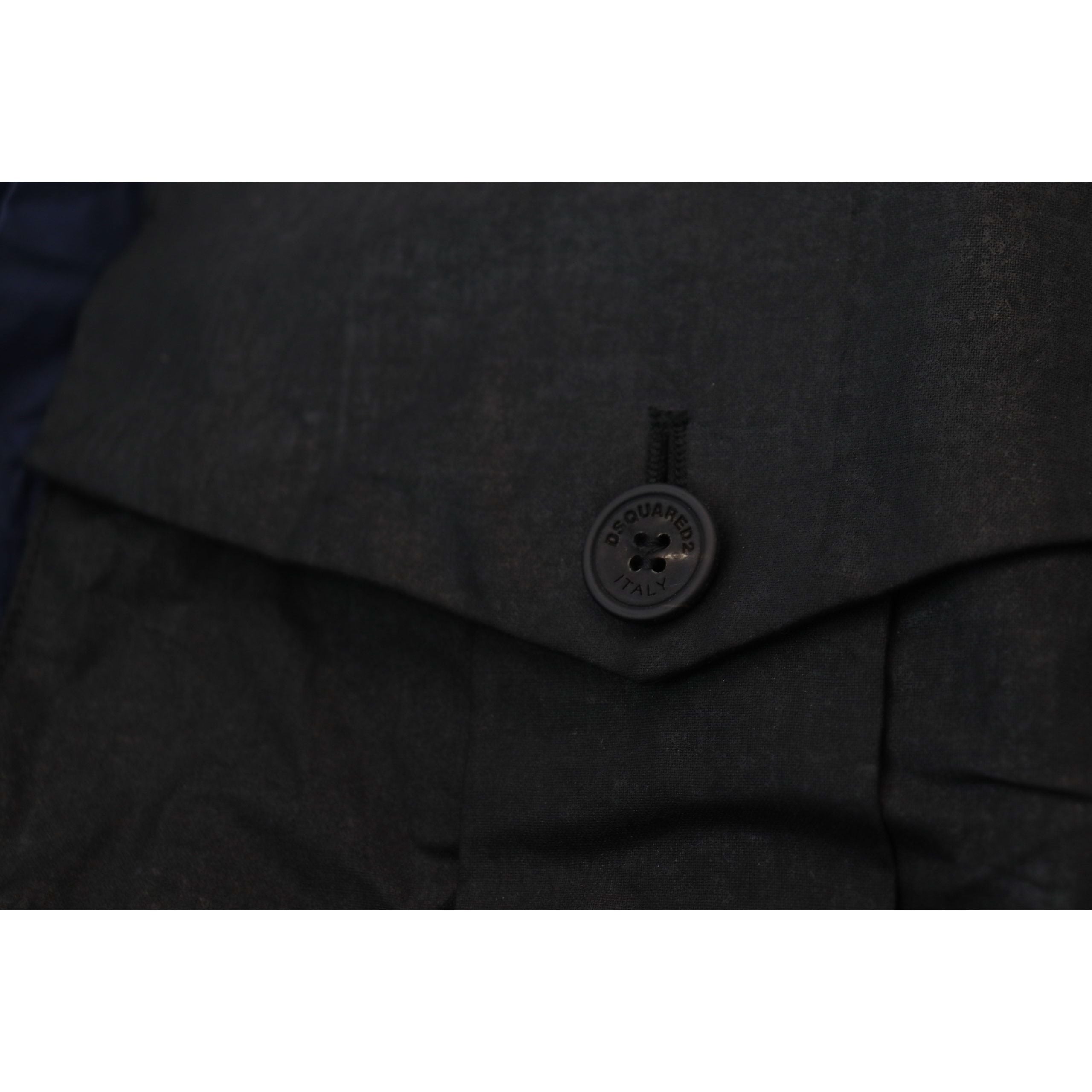 Dsquared² Svelte Dark Blue Cotton Shirt for Elevated Style
