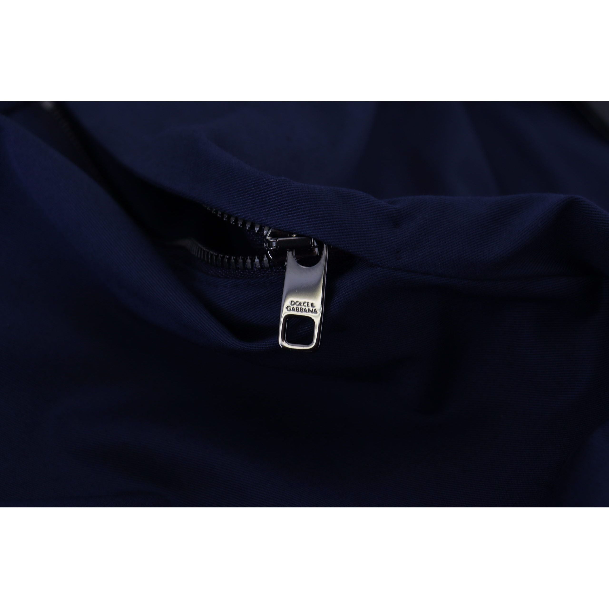 Dolce & Gabbana Blue Cotton Chino Shorts – Regular Fit