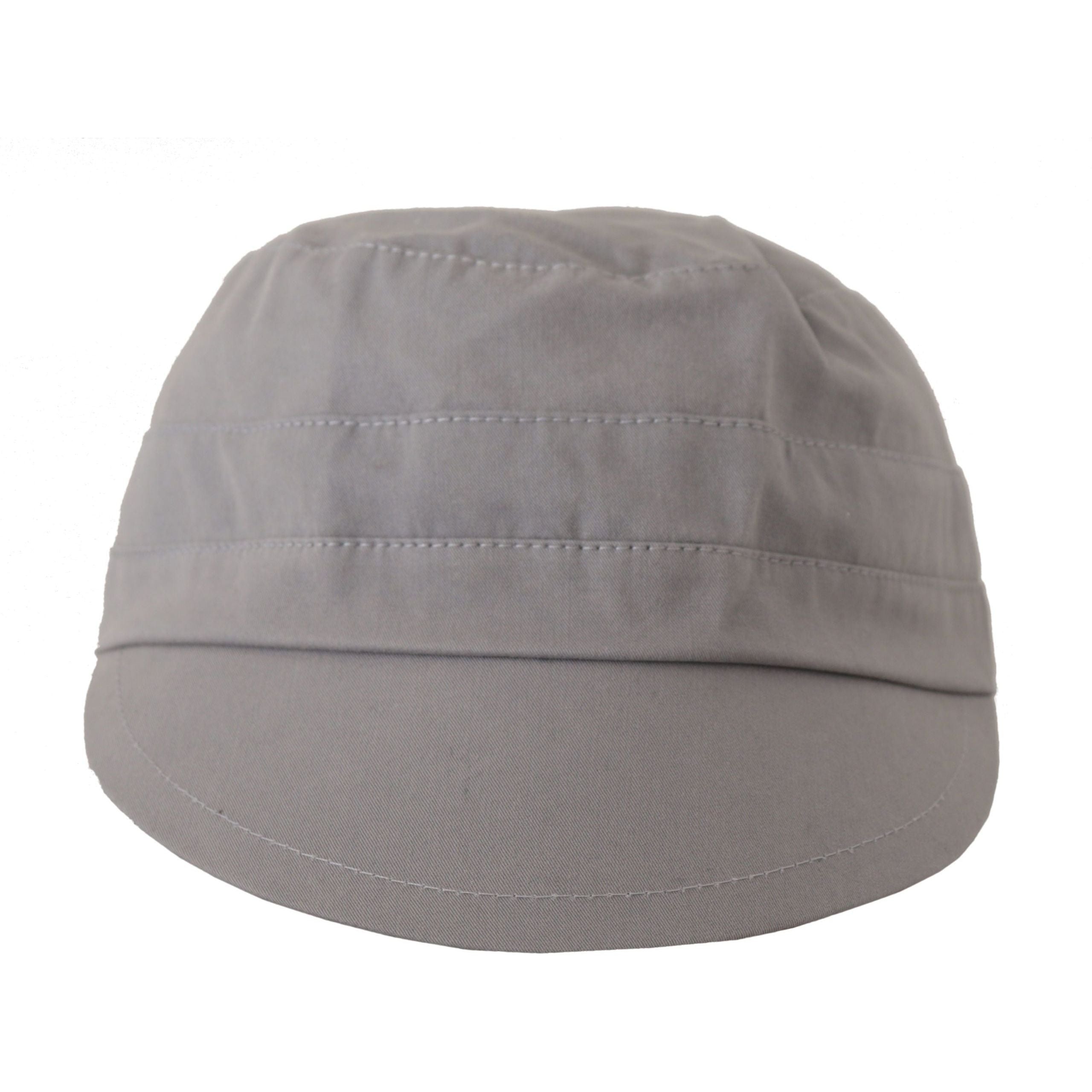Dolce & Gabbana Gray Cotton Newsboy Cap Classic Accessory