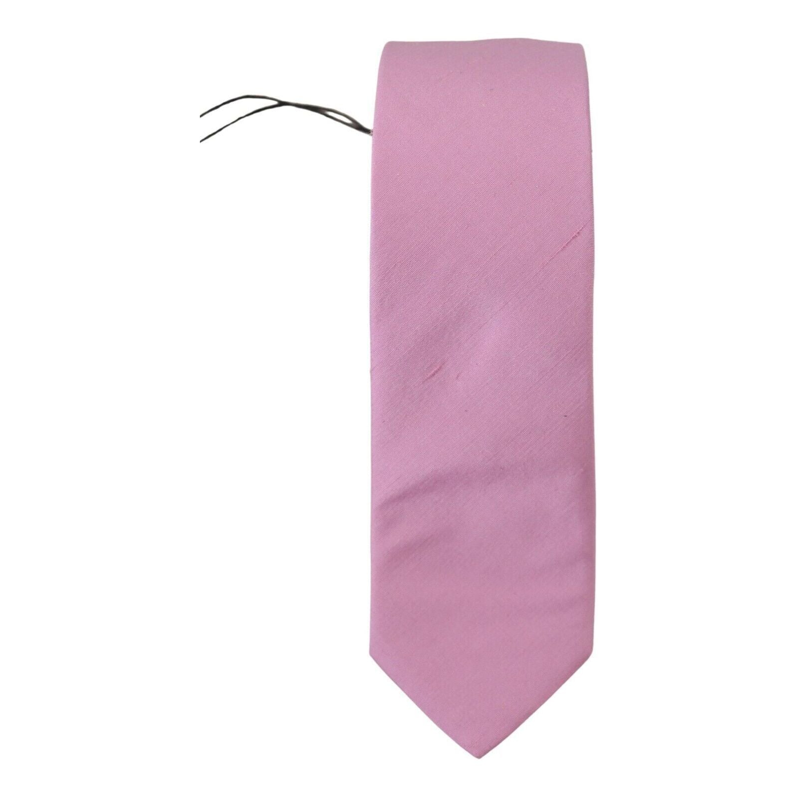 Daniele Alessandrini Pink Silk Tie