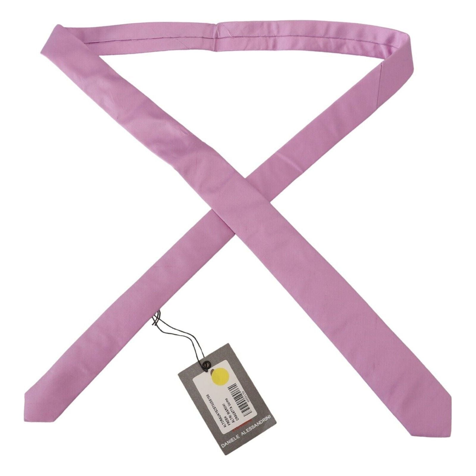 Daniele Alessandrini Pink Silk Tie