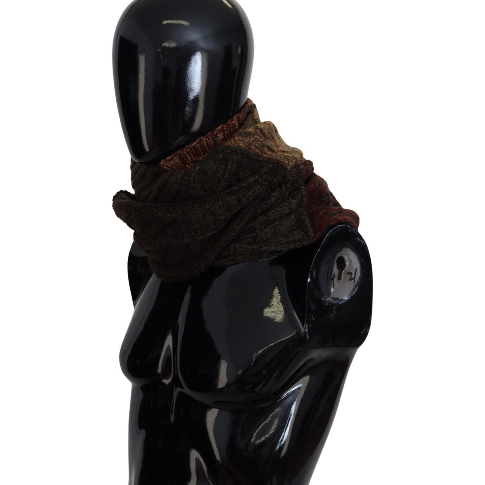 Dolce & Gabbana Multicolor Cashmere-Wool Blend Scarf