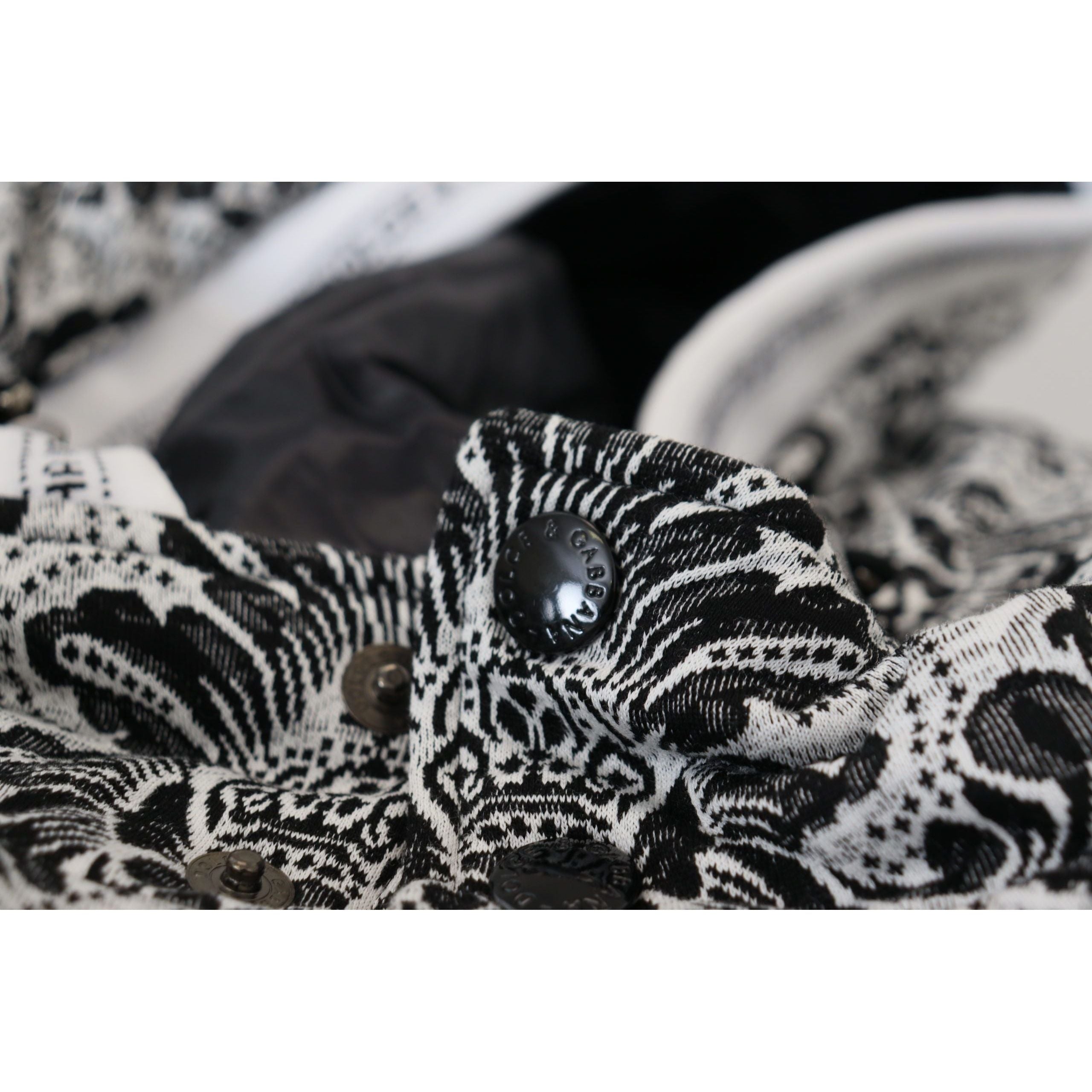 Dolce & Gabbana White Cotton Floral Whole Head Wrap Hat