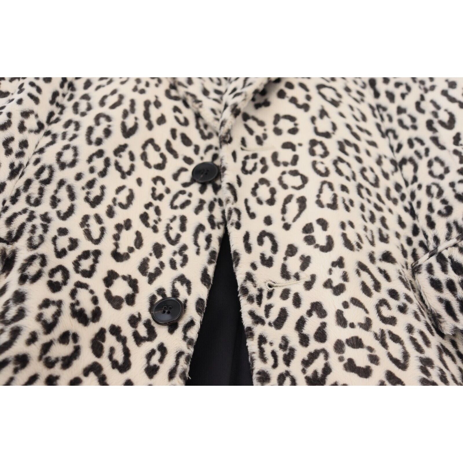 Dolce & Gabbana White Cotton Slim-Fit Blazer for Sophisticated Style