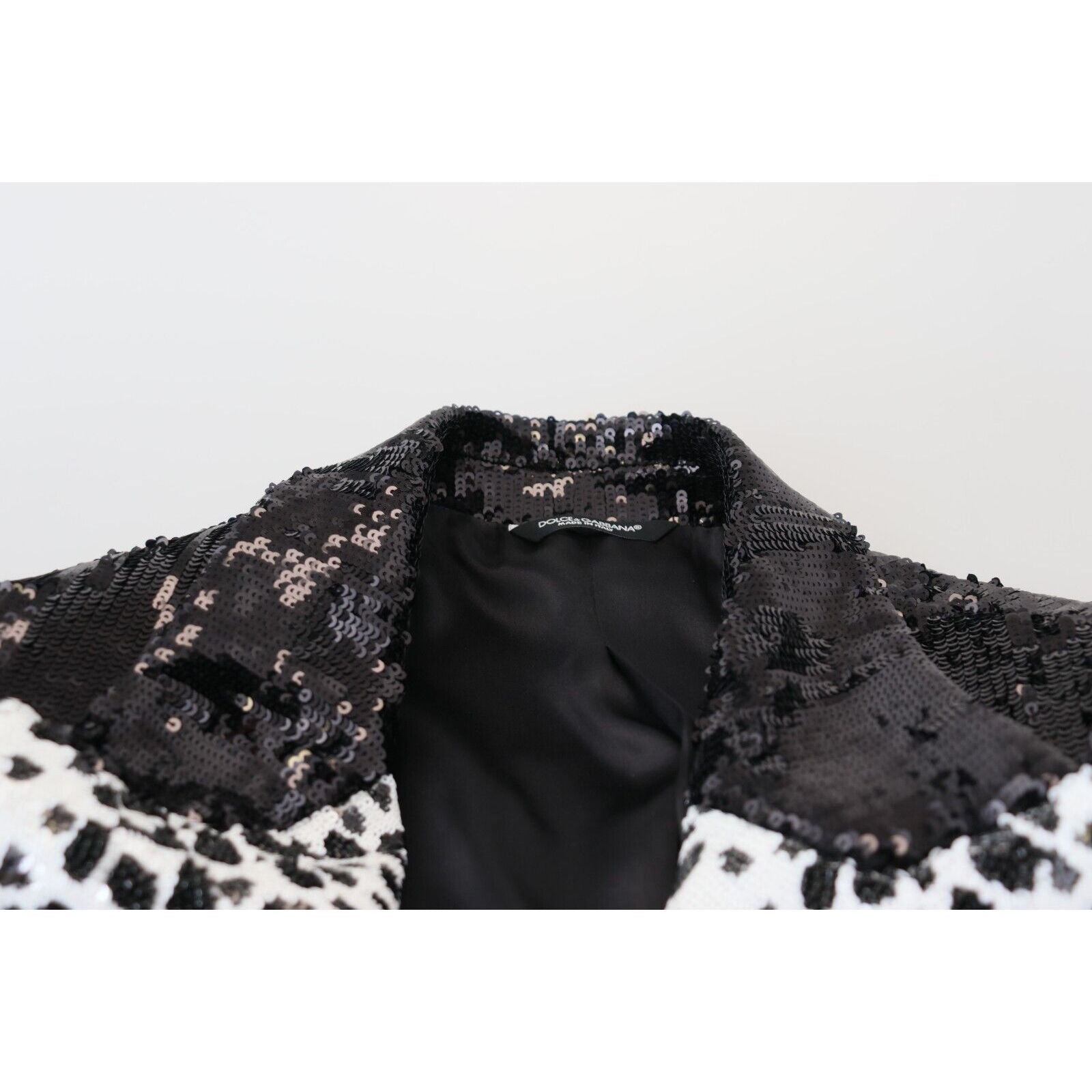 Dolce & Gabbana Black Wool Single Breasted Blazer