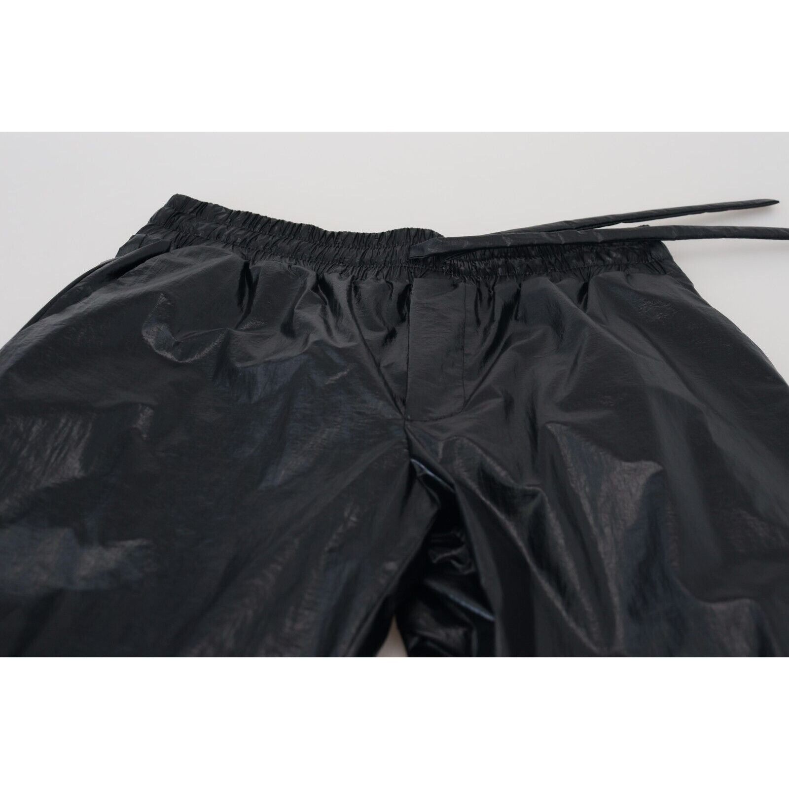 Dolce & Gabbana Black Wool Designer Pants for Timeless Style