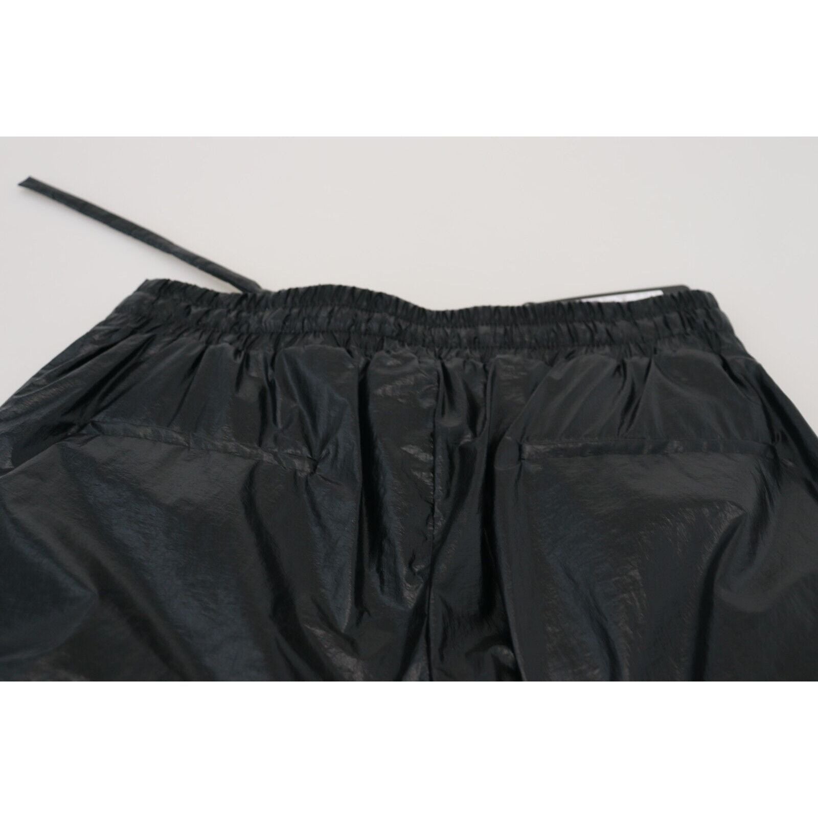 Dolce & Gabbana Black Wool Designer Pants for Timeless Style