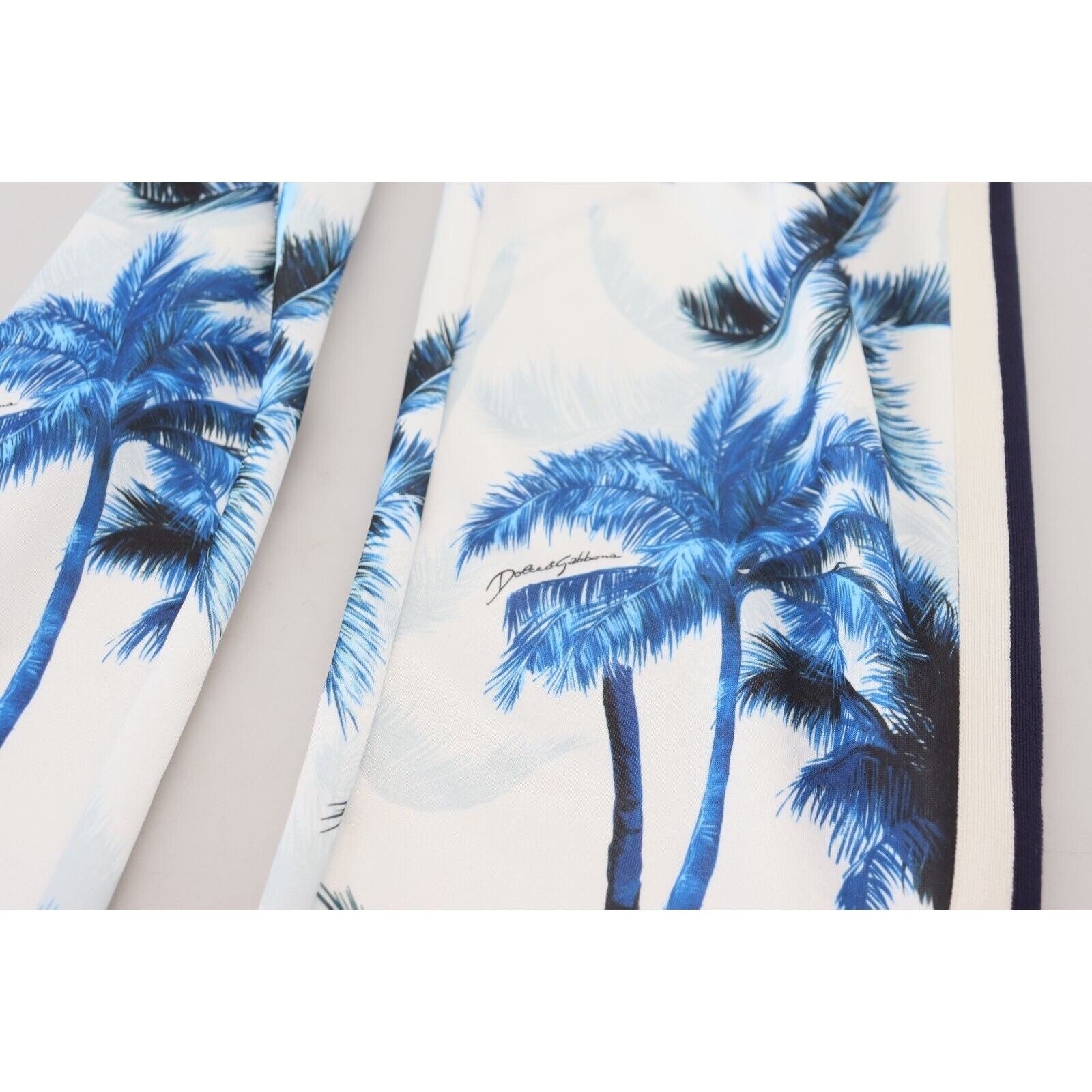 Dolce & Gabbana Chic White Cotton MainLine Trousers Elegance