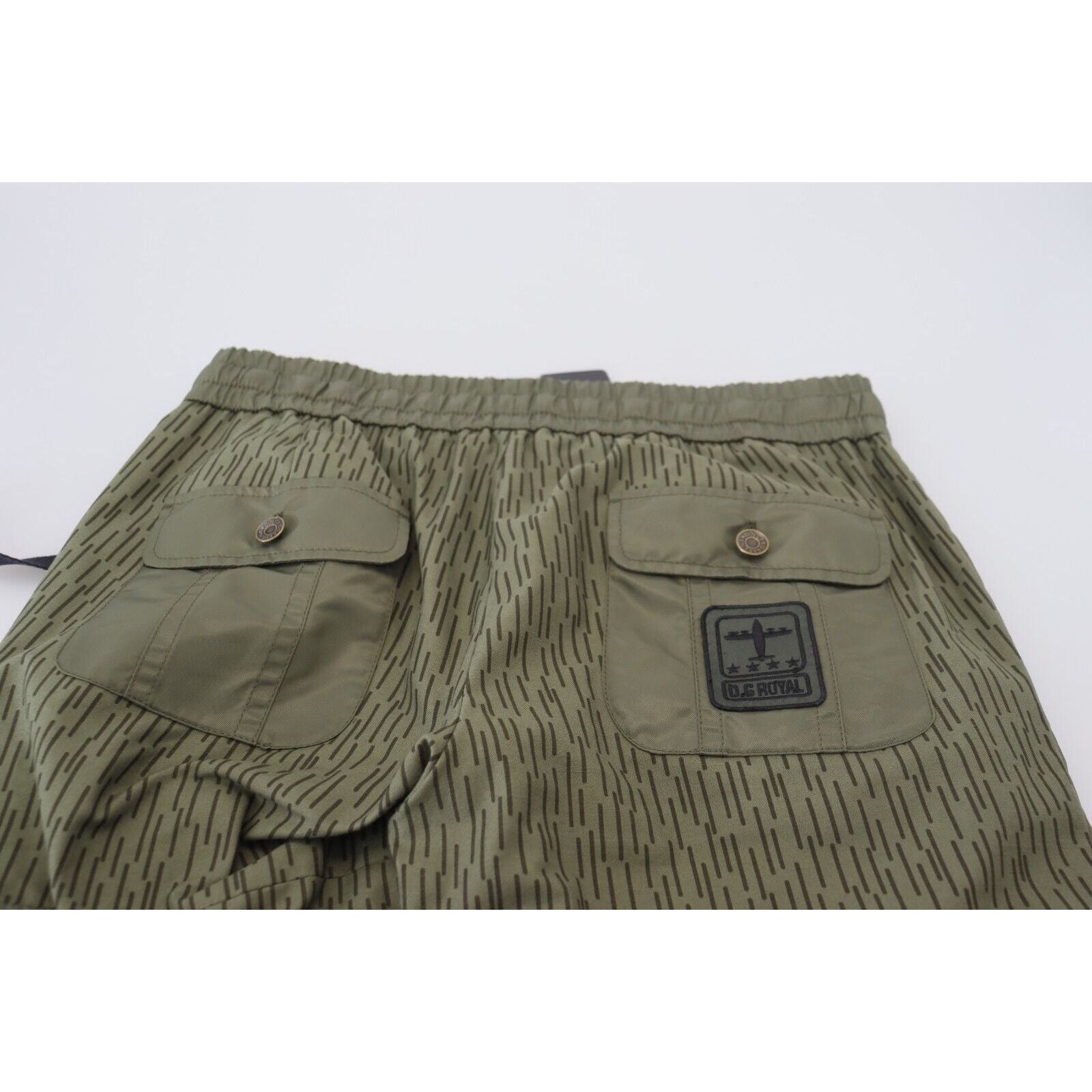Dolce & Gabbana Elegant Green Cotton Blend Pants Collection