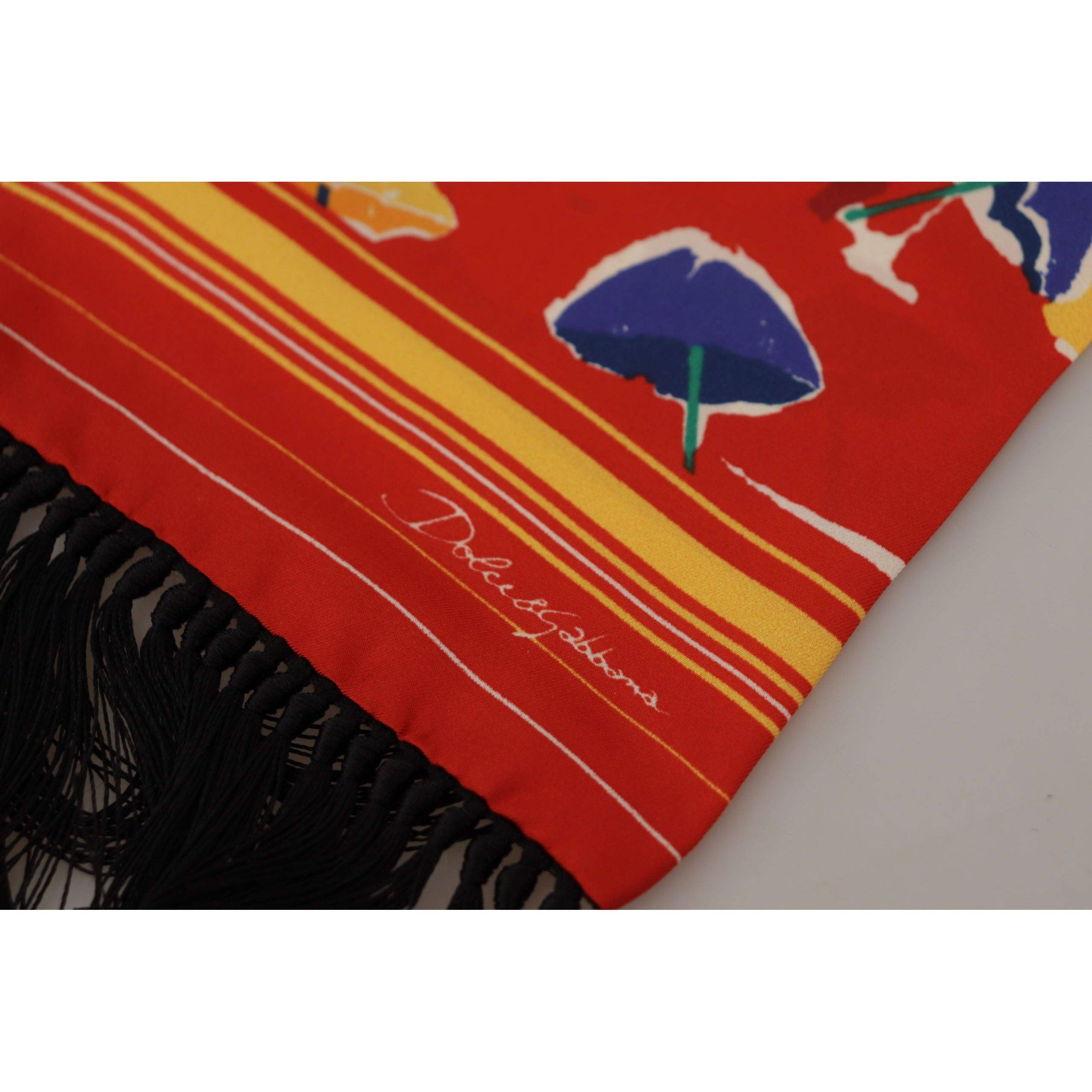 Dolce & Gabbana Multicolor Silk Scarf