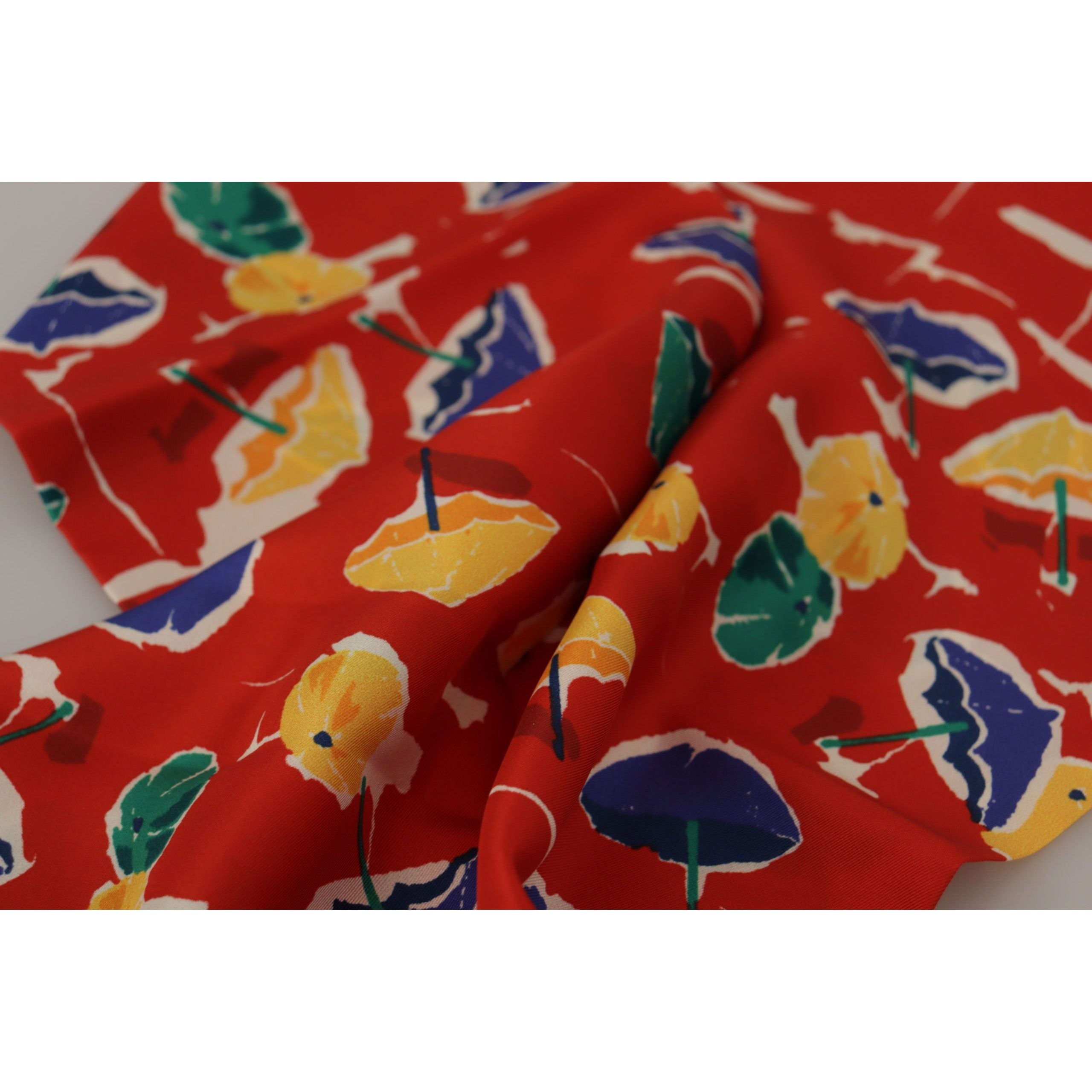 Dolce & Gabbana Multicolor Silk Scarf