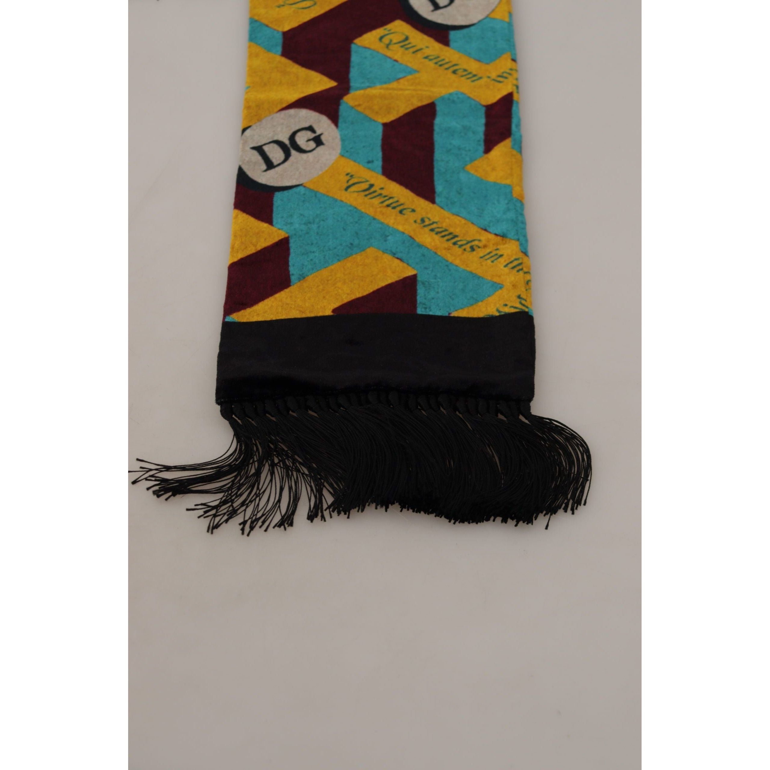 Dolce & Gabbana Multicolor Silk Blend Scarf
