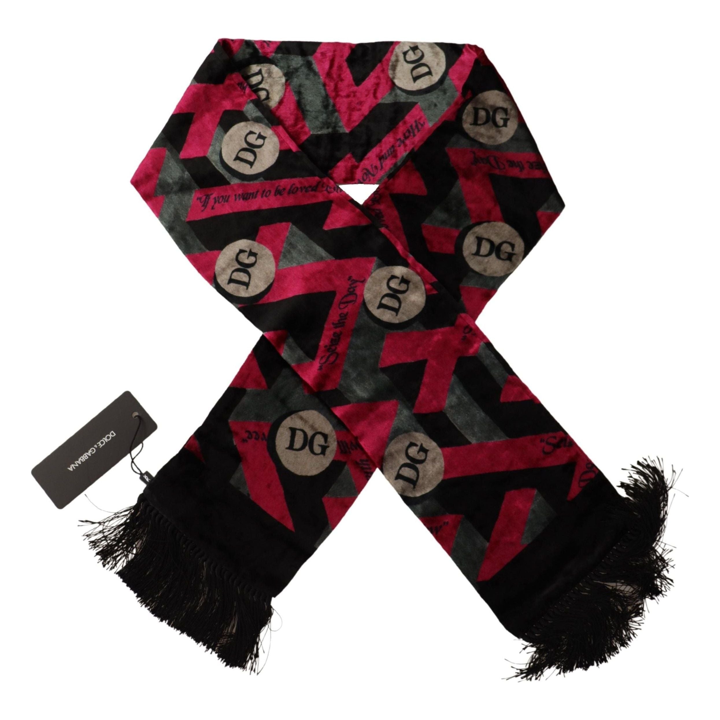 Dolce & Gabbana Multicolor Viscose Silk Scarf
