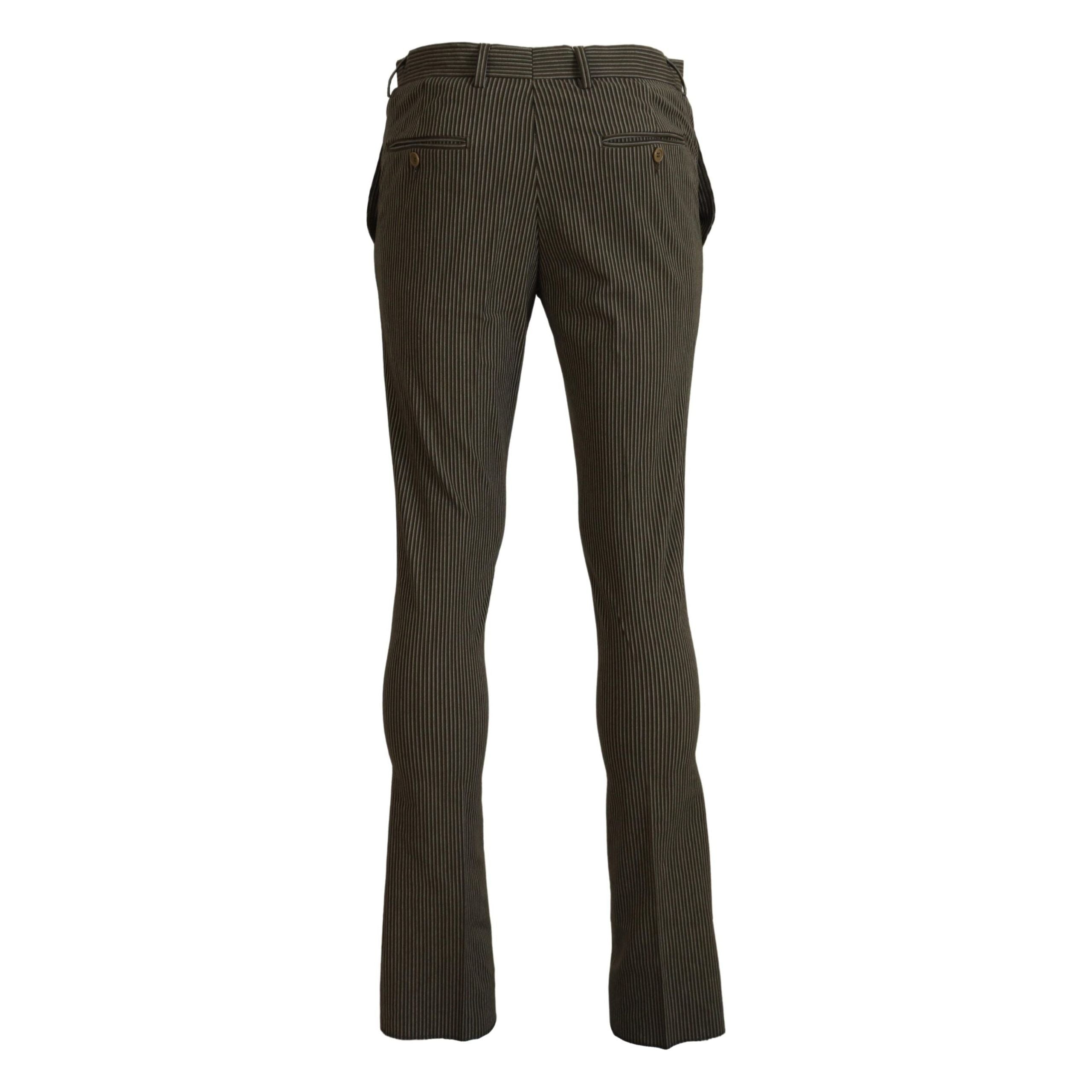 BENCIVENGA Multicolor Pure Cotton Trousers Luxury