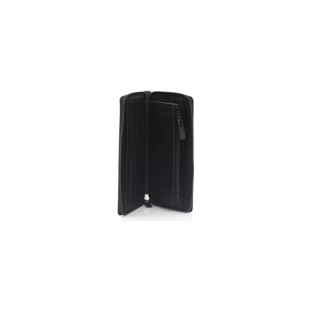 Automobili Lamborghini Black Leather Luxury Wallet