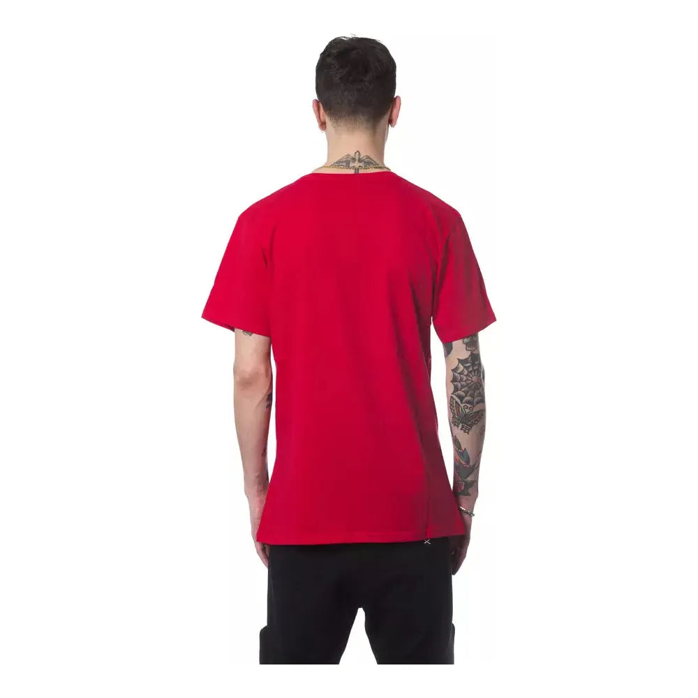 Nicolo Tonetto Red Cotton T-Shirt for Elevated Style