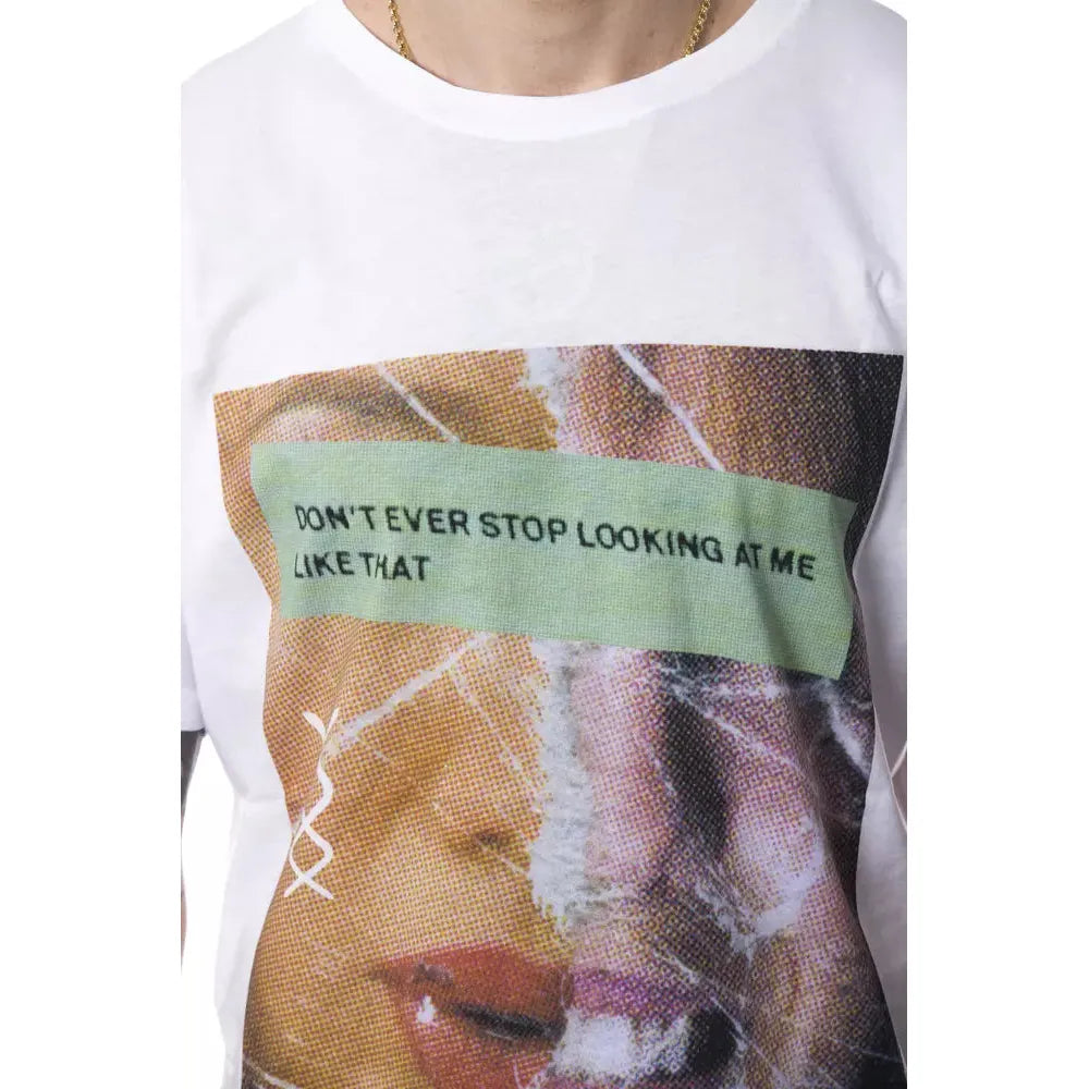 Nicolo Tonetto White Cotton T-Shirt for Effortless Elegance