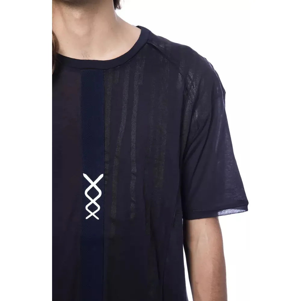 Nicolo Tonetto Blue Cotton T-Shirt for Effortless Elegance