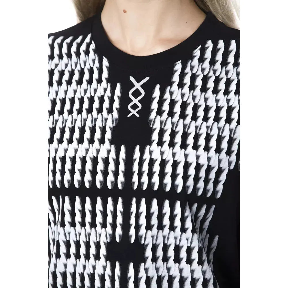 Nicolo Tonetto Black Cotton T-Shirt for Contemporary Elegance