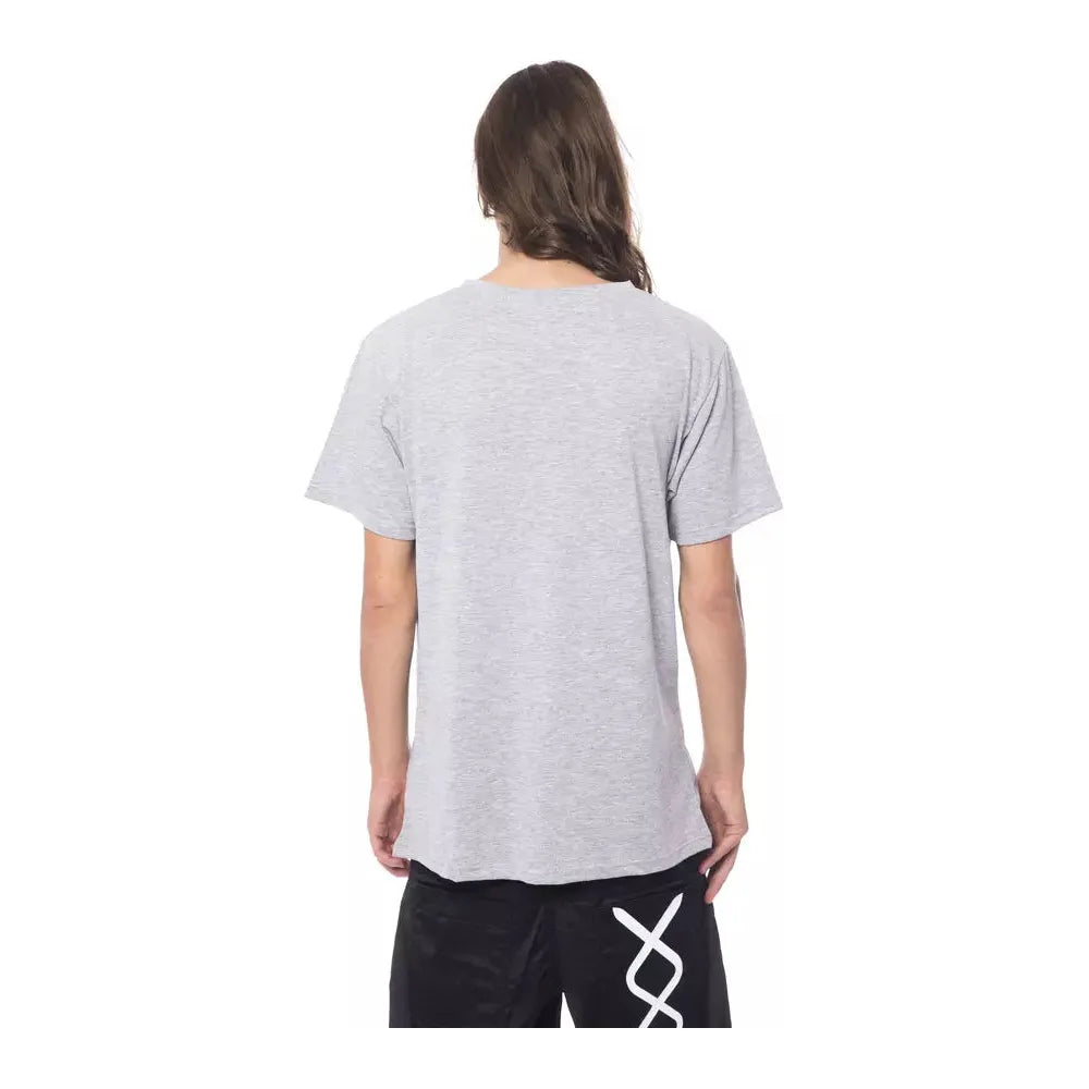 Nicolo Tonetto Gray Cotton T-Shirt for Elevated Style