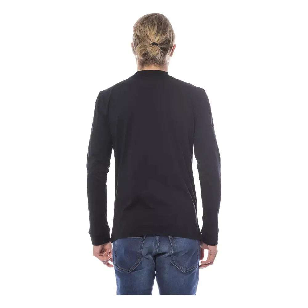 Verri Black Cotton Sweater - Timeless Luxury Knitwear