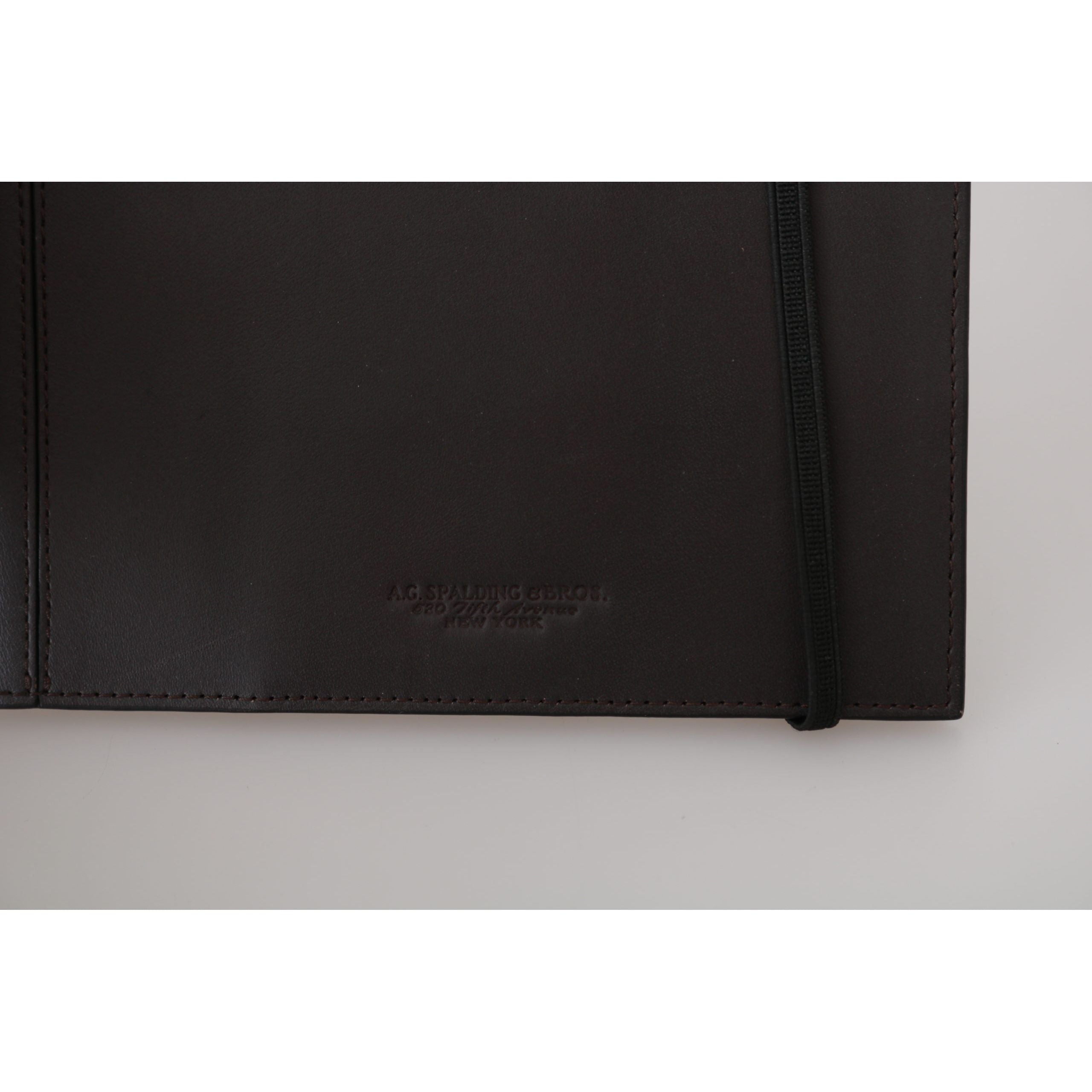 A.G. Spalding & Bros Black Leather Passport Wallet