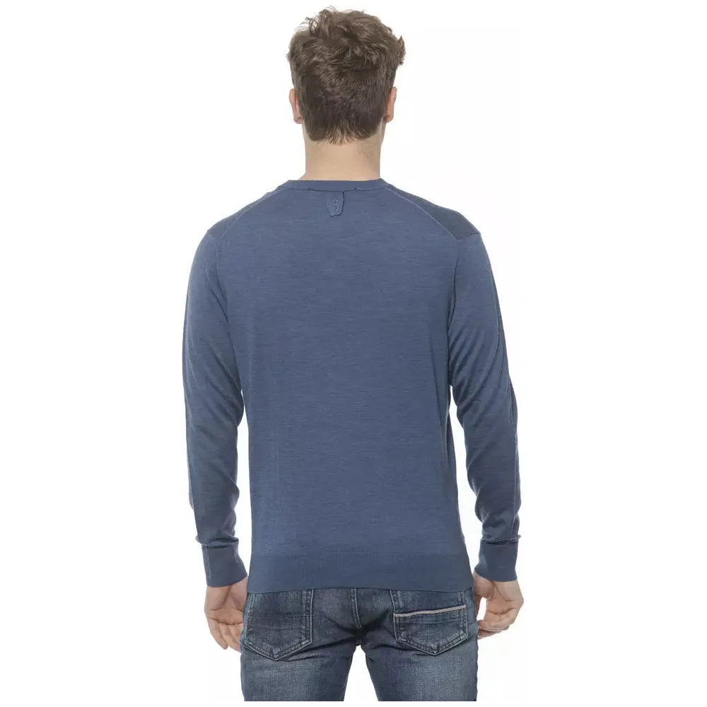 Billionaire Grey Cashmere V-Neck Sweater
