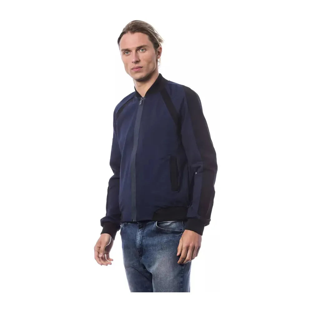 Verri Blue Viscose Sweater for Elevated Comfort